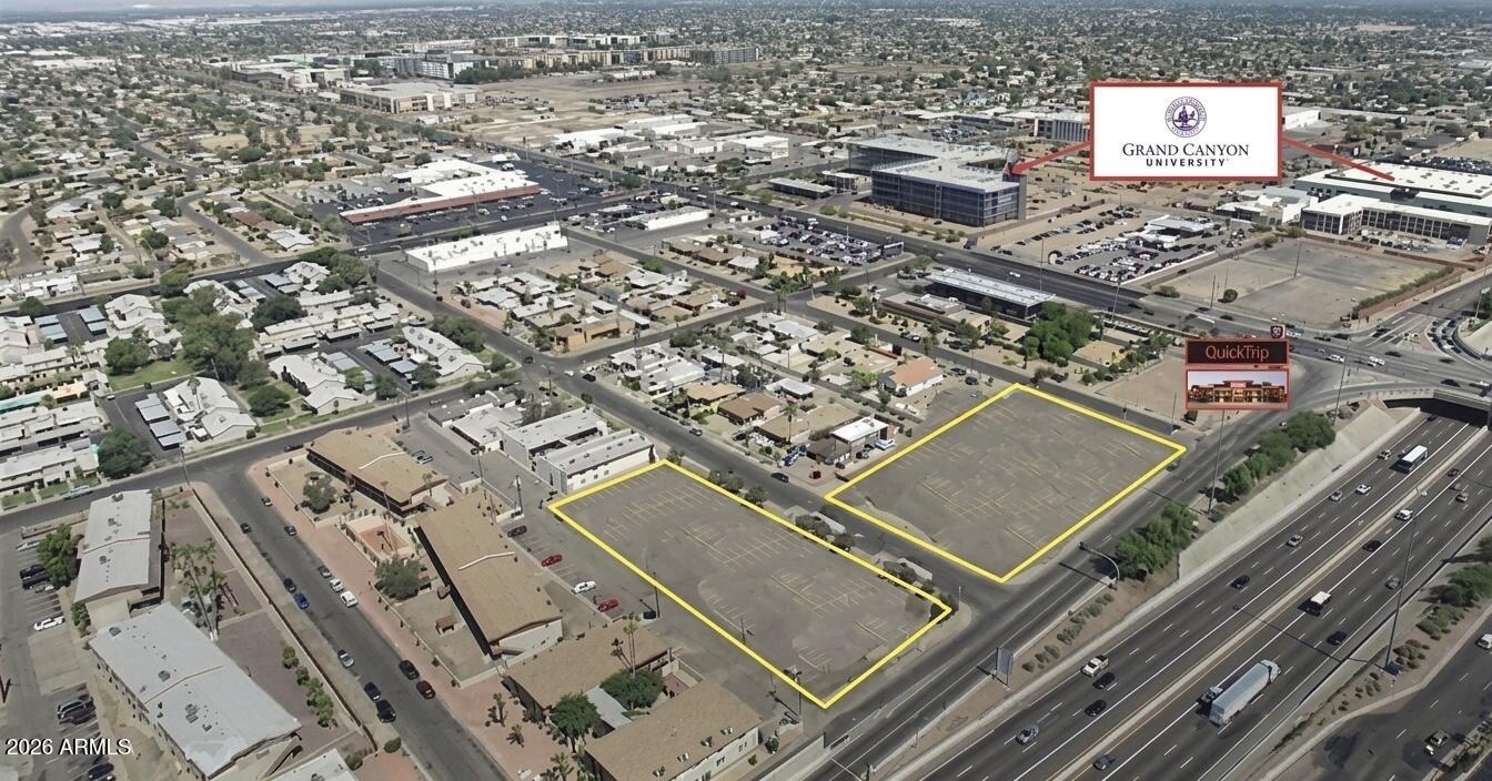 PRIME FREEWAY COMMERCIAL LAND - 2.09 ACRES WITH MASSIVE UPSIDE & ENTITLEMENTS. 

Unmatched visibility and positioning on the I-17 Freeway. This premier commercial site consists of two highly visible parcels totaling 2.09 acres, boasting maximum exposure to heavy daily traffic from both directions. Zoned C-2, this versatile location is an ideal fit for high-demand freeway uses, including economy hotels, auto-related businesses, or retail developments.

FULLY ENTITLED SELF-STORAGE OPPORTUNITY:

The property offers an incredible, shovel-ready opportunity for a state-of-the-art self-storage project. The northern parcel (1.16 acres, directly adjacent to the high-traffic QuikTrip) is already fully approved for 512 self-storage units totaling 53,385 sq. ft. Alternatively, both parcels are fully entitled to construct a larger, 2-phase project yielding approximately 965 units and totaling 99,731 sq. ft.