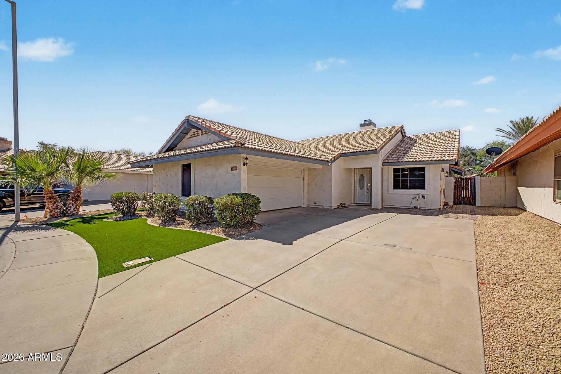 Proudly cared for by just its second owners, this meticulously maintained residence combines an exceptional location with comfort and value. Recent improvements include a full new roof with underlayment (2021), A/C (2019), Andersen windows and sliding door (2023) that help lower utility costs, water heater (2021), an updated kitchen with new maple cabinetry and quartz countertops (2025), pool pump (2026), and fresh interior paint (2026). A custom-added front window fills the home with natural light and enhances curb appeal. The backyard features a sparkling pool and backs to a lush greenbelt, creating an inviting outdoor living space. Move in and enjoy--the big-ticket items are already done. More features include wood shutters in family room, vaulted ceilings, new luxury vinyl plank, Pool pebble tec resurface 2021 and new pool filter cartridges, 2024 Closets by Design throughout, 2026 Kohler Walk-in Jacuzzi Bath and Shower installed, a new garage door and opener. In addition, the location is close to freeways, major shopping (including the brand new Costco..