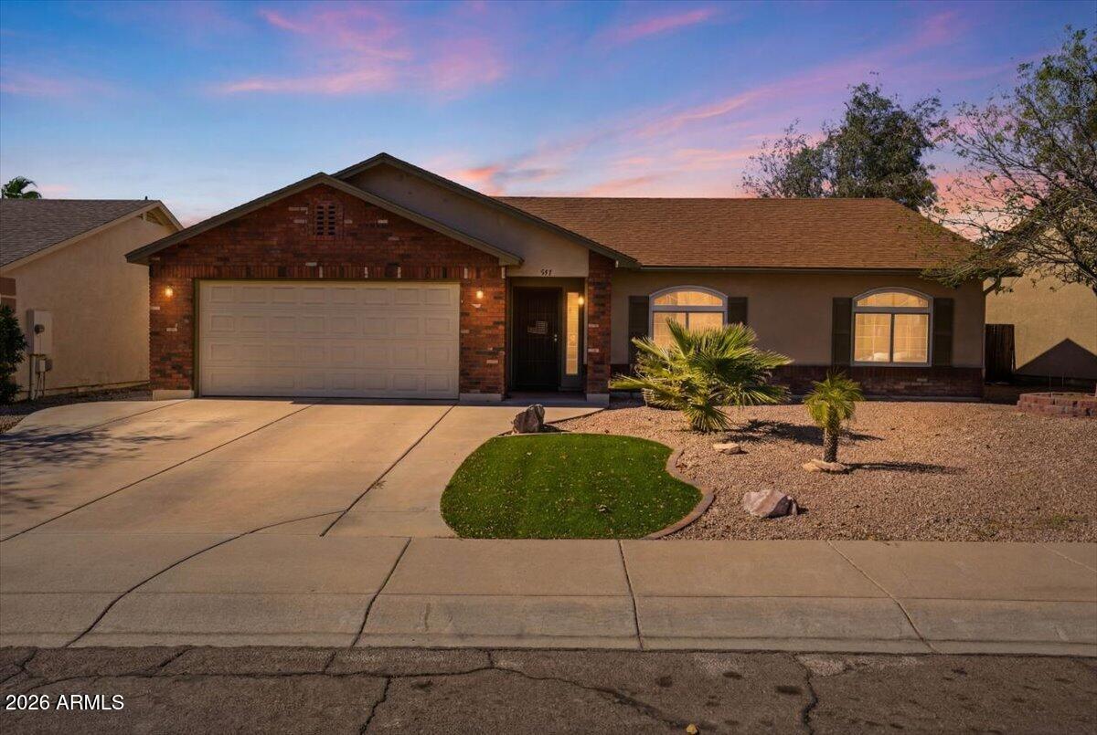 Welcome home to this lovingly maintained one-owner Apache Junction gem! This 3-bedroom, 2-bath home offers peace of mind with major updates already completed, including a newer roof, HVAC system, water heater, water filtration system, and dishwasher. Inside, you'll find a comfortable layout ready for your personal touch. Step outside to a beautifully landscaped backyard designed for entertaining, featuring an extended covered patio, outdoor kitchen, and easy to maintain landscaping. Whether you're hosting family gatherings, holiday celebrations, or simply enjoying an Arizona sunset, this outdoor space is sure to impress. Conveniently located near shopping, dining, parks, and the Superstition Shadows Aquatic Center, this well-cared-for home is ready for its next owner.
