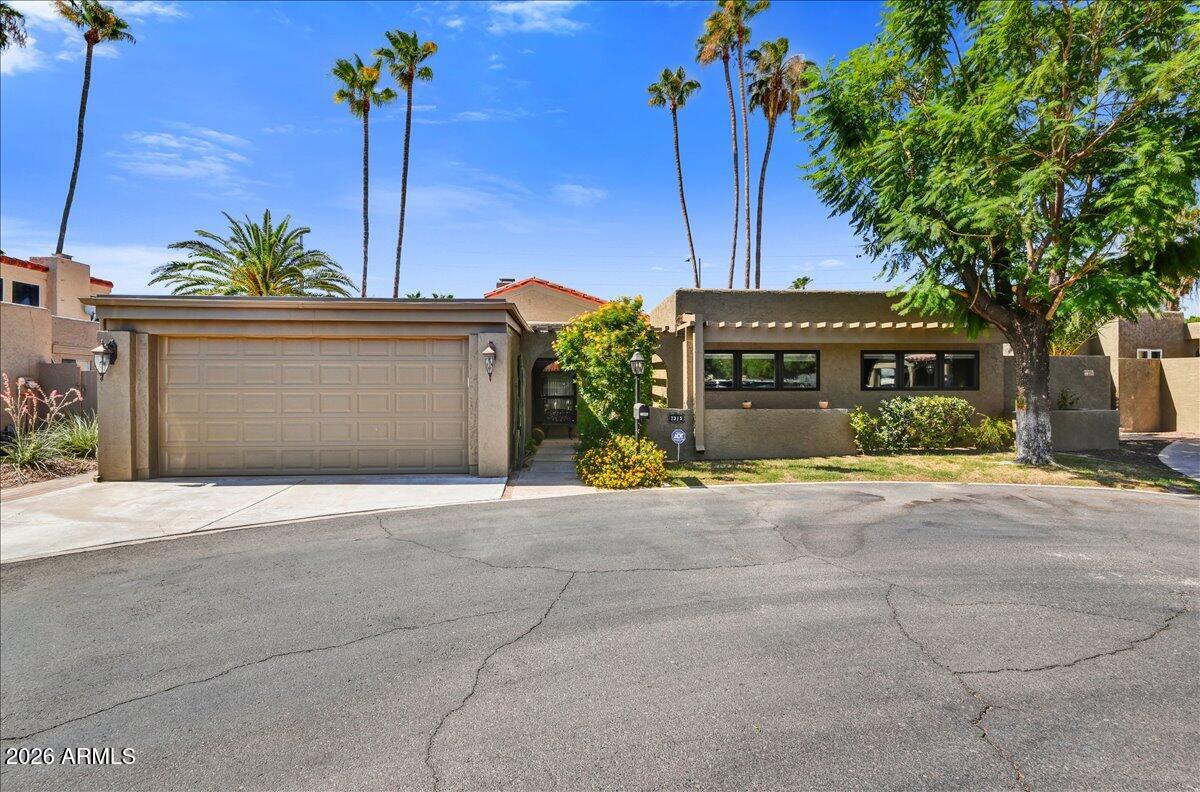 Welcome to the gated community of Briarwood, a special gem in the Scottsdale Resort Corridor! World Class shopping, dining, golf & entertainment are all close by! As you step into the beautiful fully remodeled 3 Bdrm, 2 Bath home you'll see the spacious Great Room w/vaulted ceiling & clerestory windows bringing abundant natural light. As you explore the home, you'll see the level of the woodwork & highest quality finishes/upgrades is exceptional. Features include a chef's dream kitchen w/gorgeous solid alder cabinets, top grade granite, custom backsplash, gas range w/custom hood & a large island. Plank tile flooring throughout, Solid Alder Doors, Pella Wood Frame Windows & Fr. Door, custom tile & glass shower enclosures in the elegant baths, a sparkling pool & multiple patios Click ''More' for outdoor enjoyment. NEW Roof 2026, NEW A/C 2026, NEW Gutters & Downspouts 2026, Fresh Exterior Whole House Painted 2026, NEW Water Heater 2025. Briarwood Reamended is a land lease community with lower property taxes & is ideal for full or part-time residents in a PRIME location. HOA includes front yard maintenance! Furniture in the home available by separate bill of sale. Don't miss this special home!
