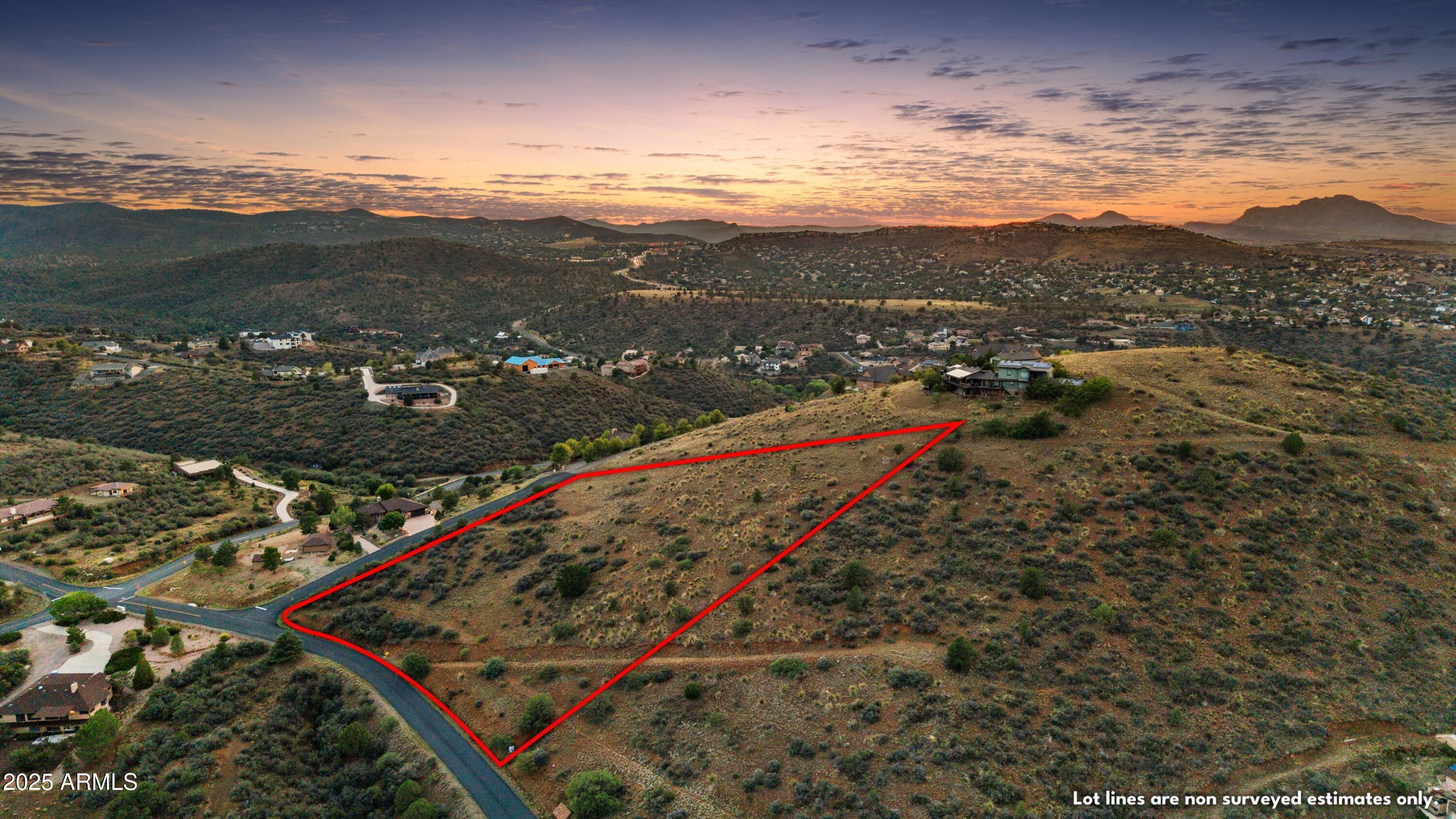 LYNX MOUNTAIN VIEW ESTATES 1 CORR PLAT - Land