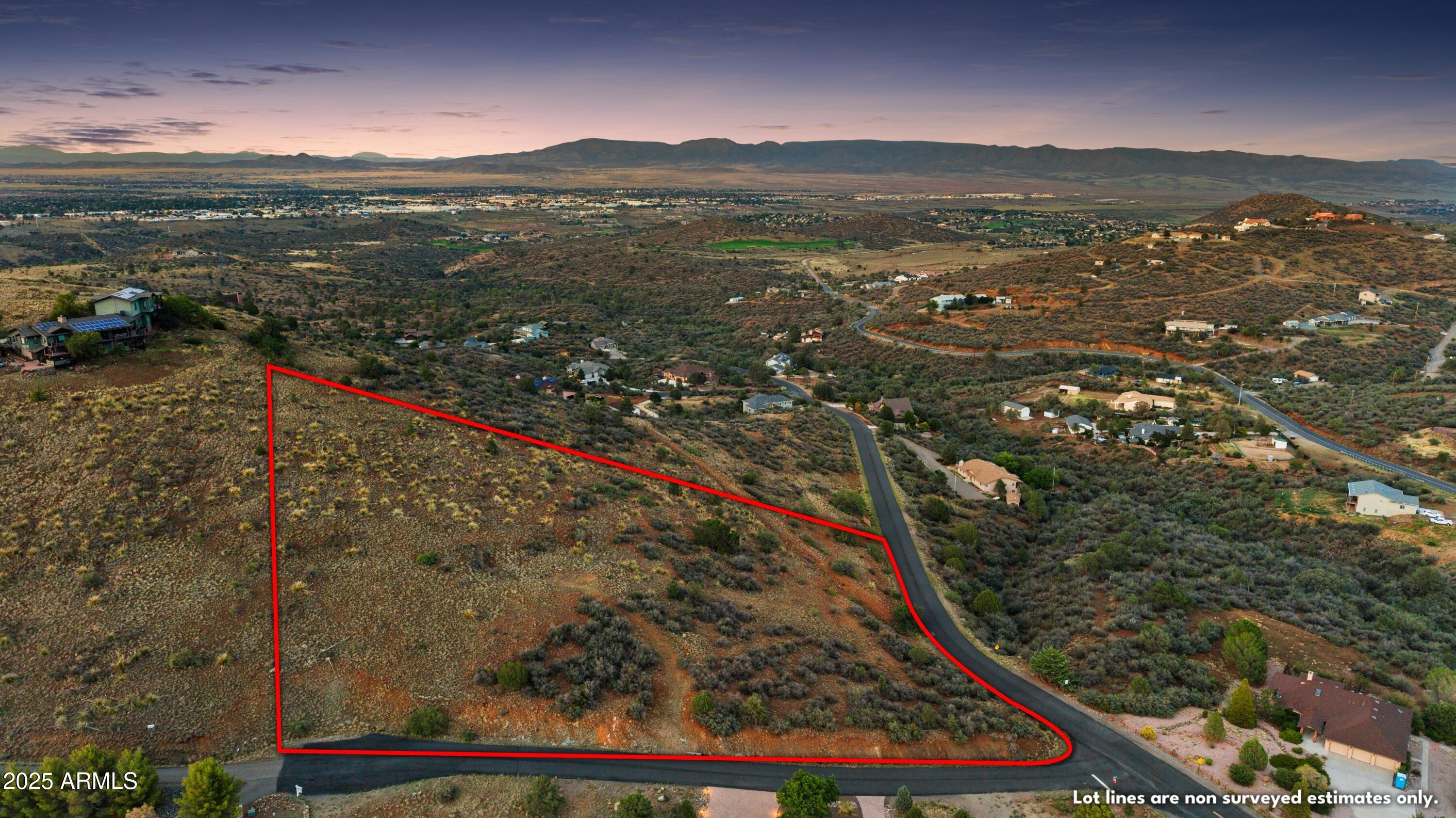 LYNX MOUNTAIN VIEW ESTATES 1 CORR PLAT - Land