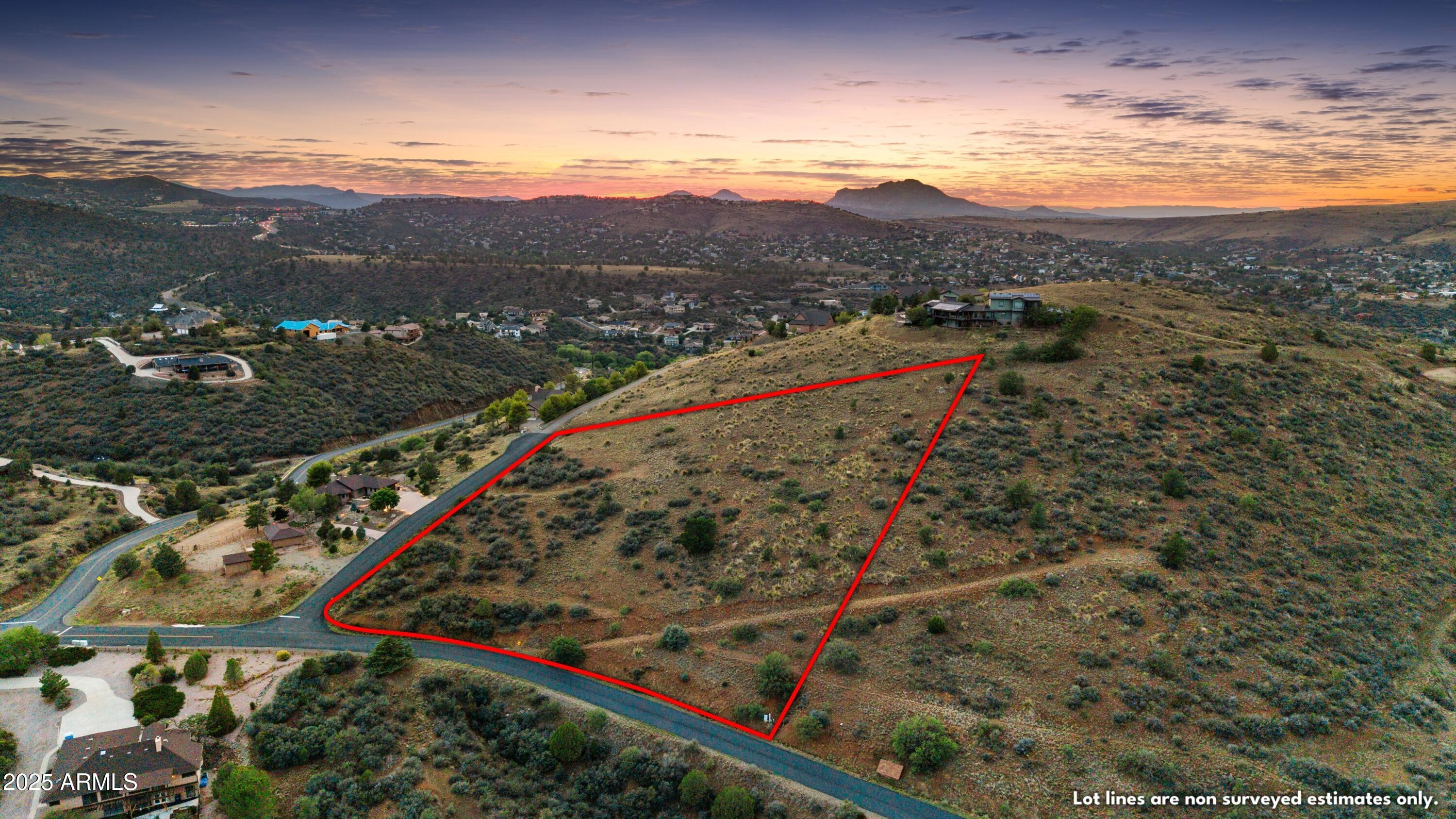 LYNX MOUNTAIN VIEW ESTATES 1 CORR PLAT - Land