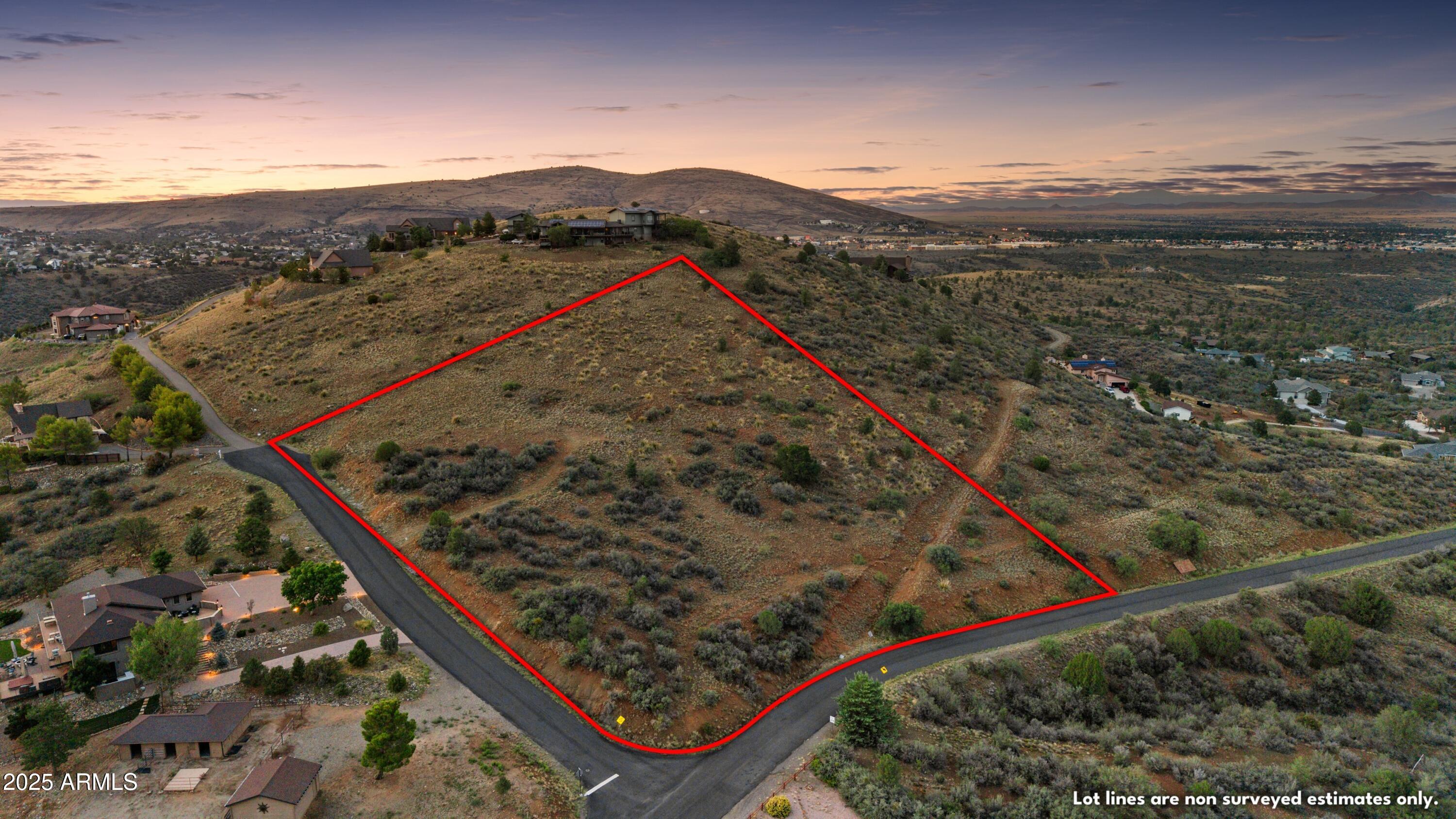 LYNX MOUNTAIN VIEW ESTATES 1 CORR PLAT - Land