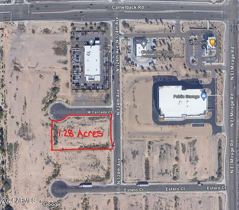Monument Point Business Park is nestled in the vibrant city of Litchfield Park, Arizona. Litchfield Park is a premier destination for businesses seeking a strategic and dynamic location. 

The 1.28 acres of land boasts a picturesque setting against the backdrop of the White Tank Mountains. The land is zoned industrial with potential for retail or commercial development opportunities.  

The rapidly growing West Valley is strategically located near major transportation arteries. Monument Point Business Park offers unparalleled accessibility, making it a prime hub for commerce and connectivity. Whether by road, rail, or air, businesses here enjoy seamless access to regional and international markets.