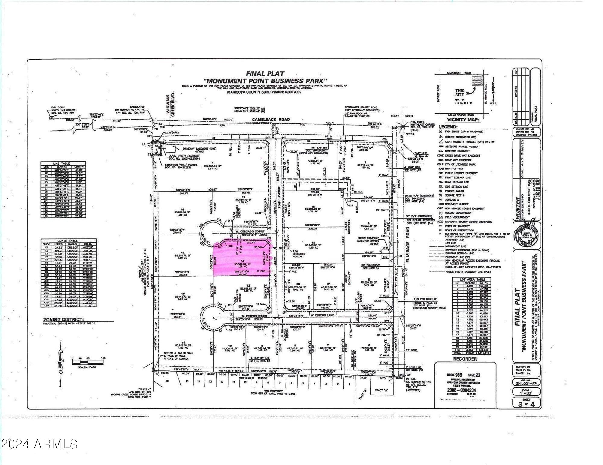 MONUMENT POINT BUSINESS PARK - Land