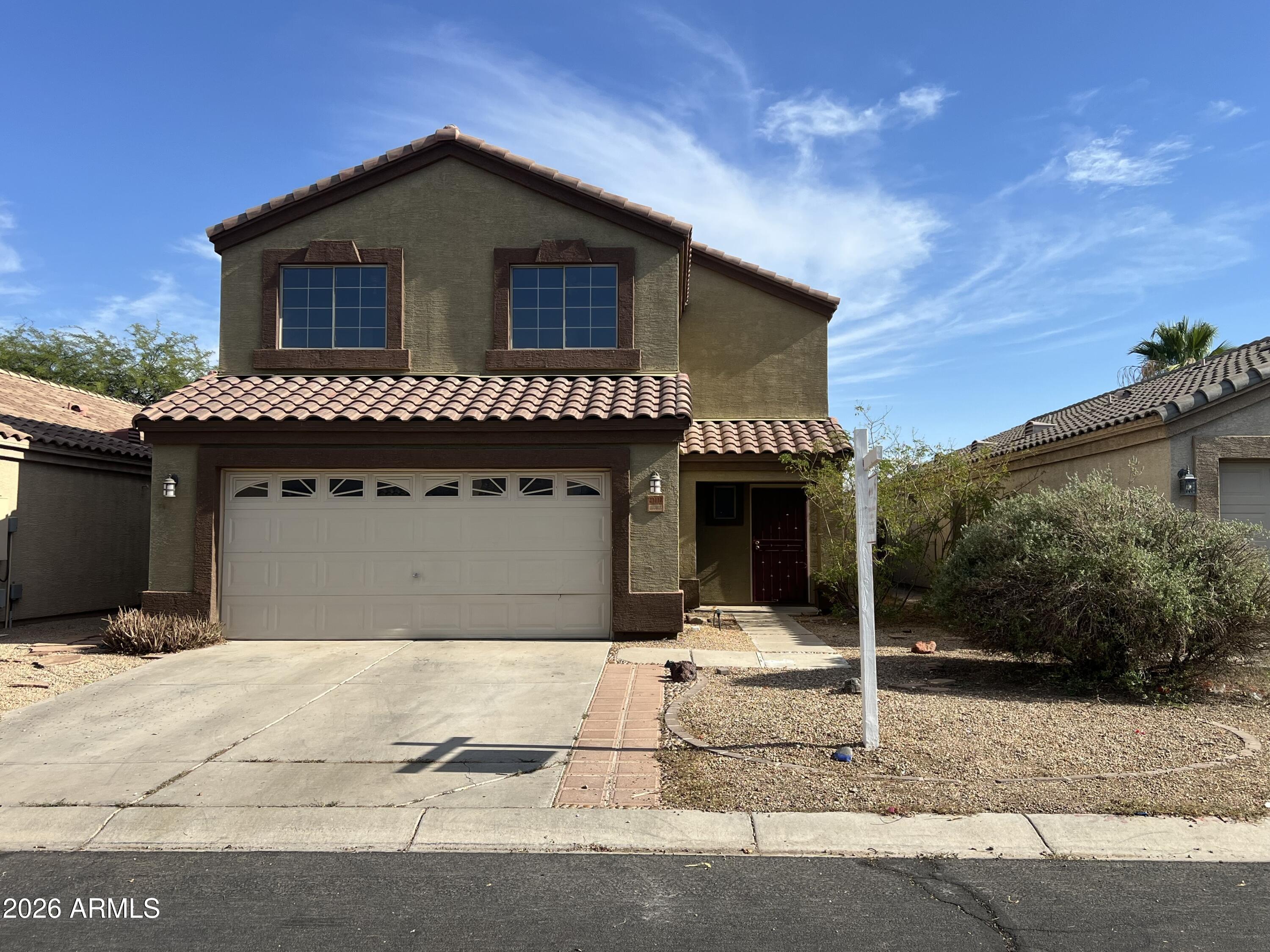 Welcome to Abilene Ave in the sought-after Signal Butte Manor community of Mesa.  This 2 story home is a spacious 4-bedroom, 2.5-bathroom home, built in 2001 and contains 1,540 sf of light-filled, open-concept space.  The main floor features durable tile flooring throughout the living areas, creating a seamless flow for entertaining. The kitchen boasts an eat-in dining area, a breakfast bar, and an oversized pantry for ample storage. Retreat upstairs to find four generous bedrooms and two full baths, while a convenient half-bath serves the downstairs.  Outside, enjoy a beautifully designed patio and low maintenance backyard, perfect for relaxing. Complete with a 2-car garage and prime access to the Loop 202, you're just minutes from top-rated schools, dining, shopping, and parks.