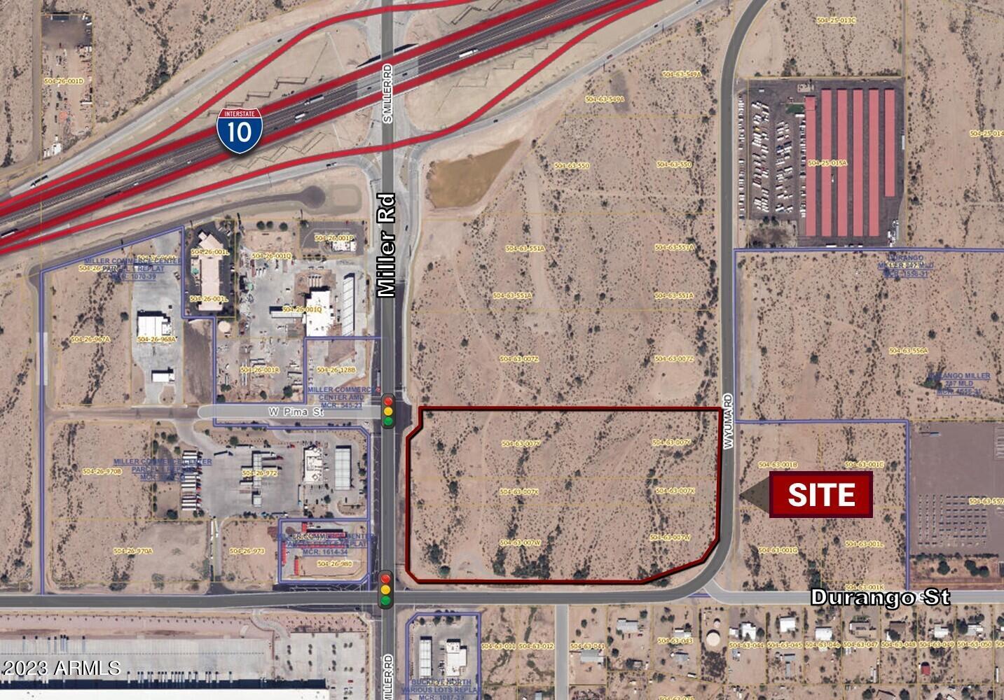 Ideal for many commercial and industrial uses. * Buckeye has been the fastest growing city for the past decade with a current population of 110,000. * Abundant labor force. * Easy access to Southern California via I-10.