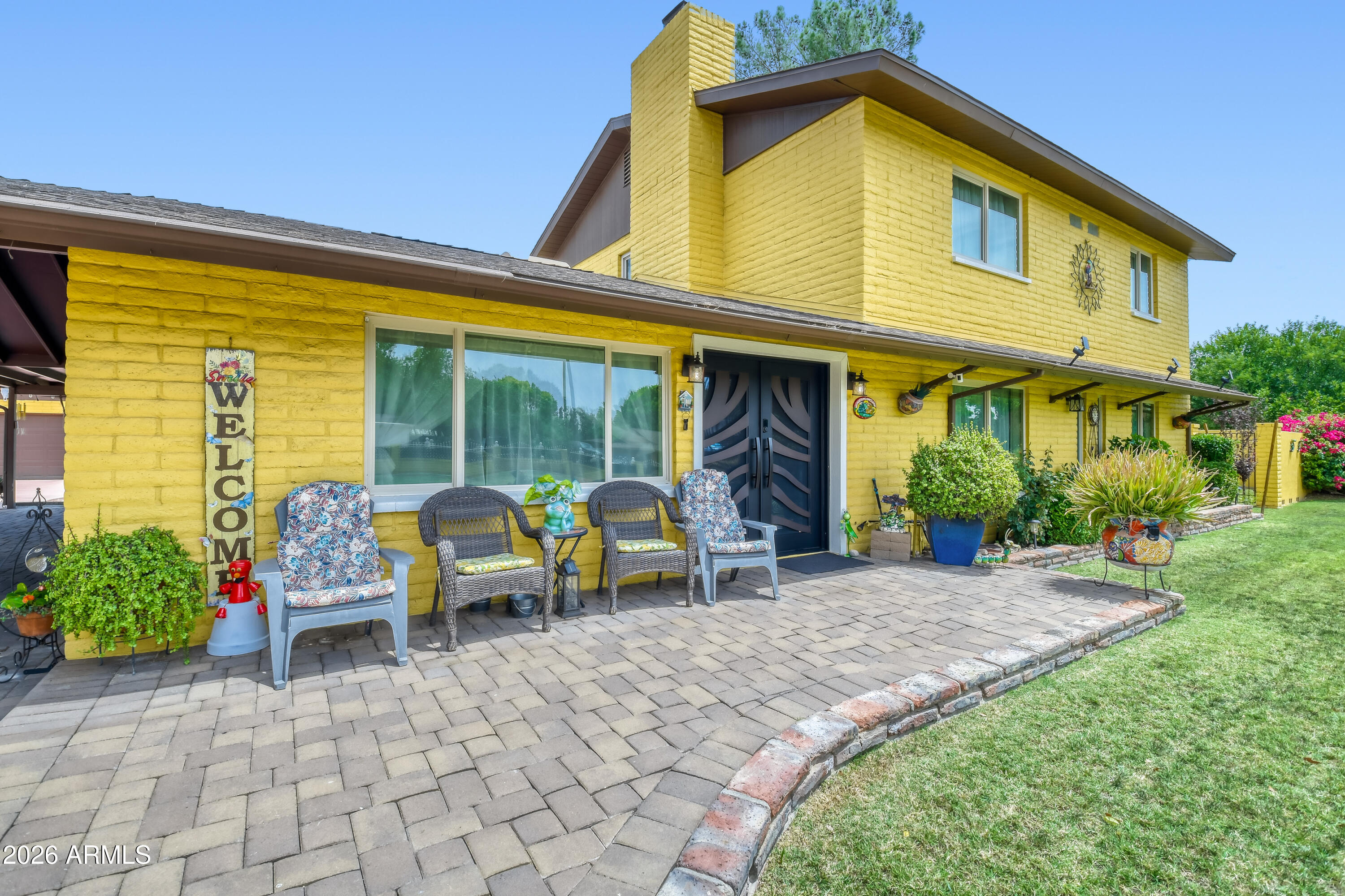 WELCOME TO YOUR OWN OASIS IN THE GREAT CITY OF GLENDALE.YOU WANT LAND? THIS HOME IS FOR YOU! THIS HOME HAS SPACE INSIDE AND OUT, IT IS VERY INVITING, LETS START WITH THE APPEALING AND INVITING FRONT CUSTOM IRON DOOR, AS YOU WALK IN YOU WILL NOTICE A FIREPLACE FOR A COZY EVENING ON CHILLY DAYS, IF YOU WANT TO FEEL THE BREEZE, YOU CAN JUST OPEN TWO SET OF FRENCH DOORS.WHEN IT COMES TO THE LAWN, THIS HOME HAS IRRIGATION PRIVILEGES THAT WILL KEEP YOUR LAWN NICE AND GREEN, IT HAS A POOL FOR THE HOT ARIZONA  SEASONS; THIS HOME IS FULL OF SPACE FOR ALL YOUR OUTDOOR TOYS, RV ELECTRIC GATE WITH DETACHED GARAGE; ARE YOU LOOKING FOR A NICE NEIGHBORHOOD? THIS ONE IS THE ONE, THIS COMMUNITY WATCHES OVER EACH OTHER, EACH HOME IN THIS COMMUNITY IS SO CHARMING AND CUSTOMIZED..THIS ONE IS A WISH COME TRUE