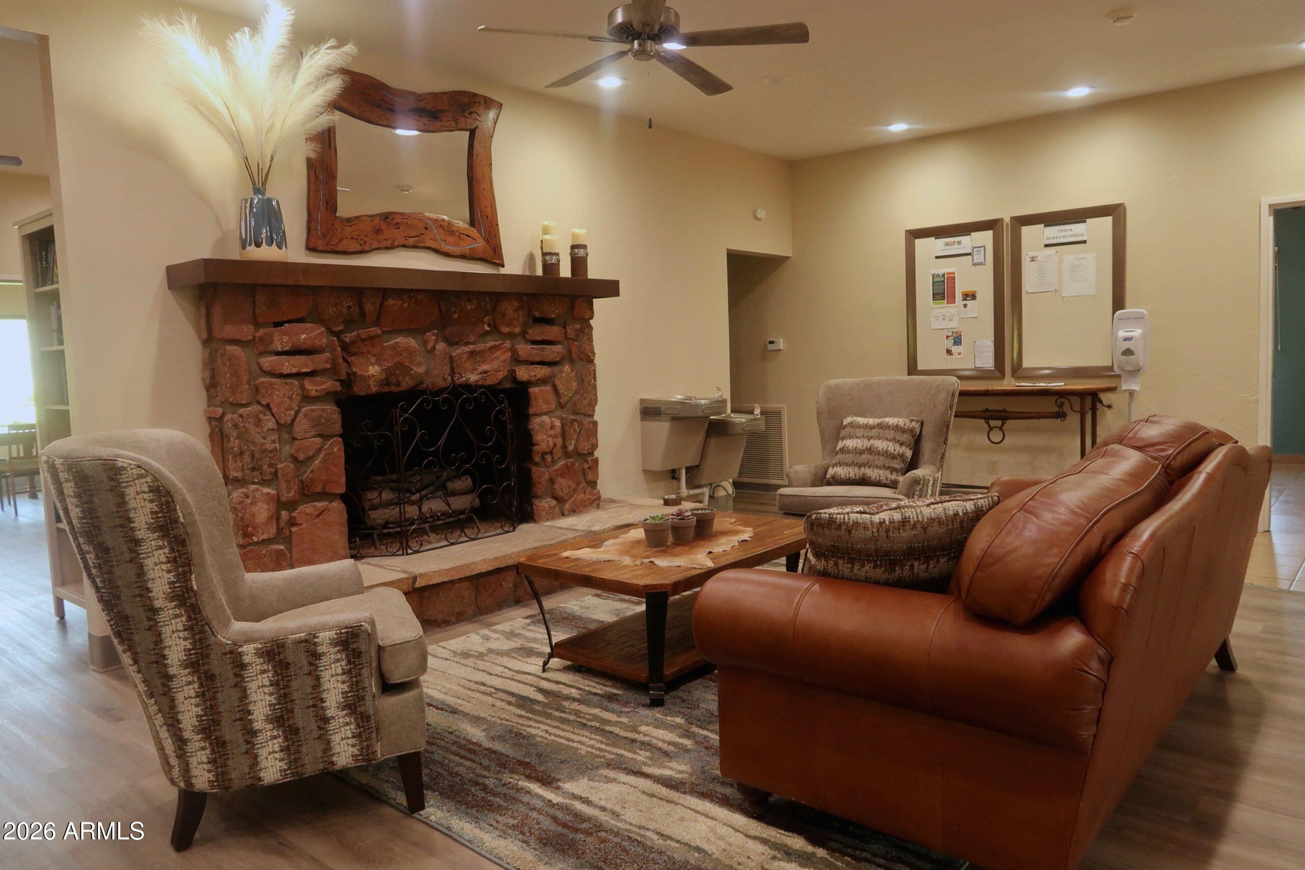 Enjoy panoramic views of the Bradshaw Mountain range and Lynx Lake from this elevated, uphill lot. A prime homesite for a custom-built house plans may be available. Located in desirable Yavapai Hills, offering resort-style amenities including pool, spa, clubhouse, and tennis courts.