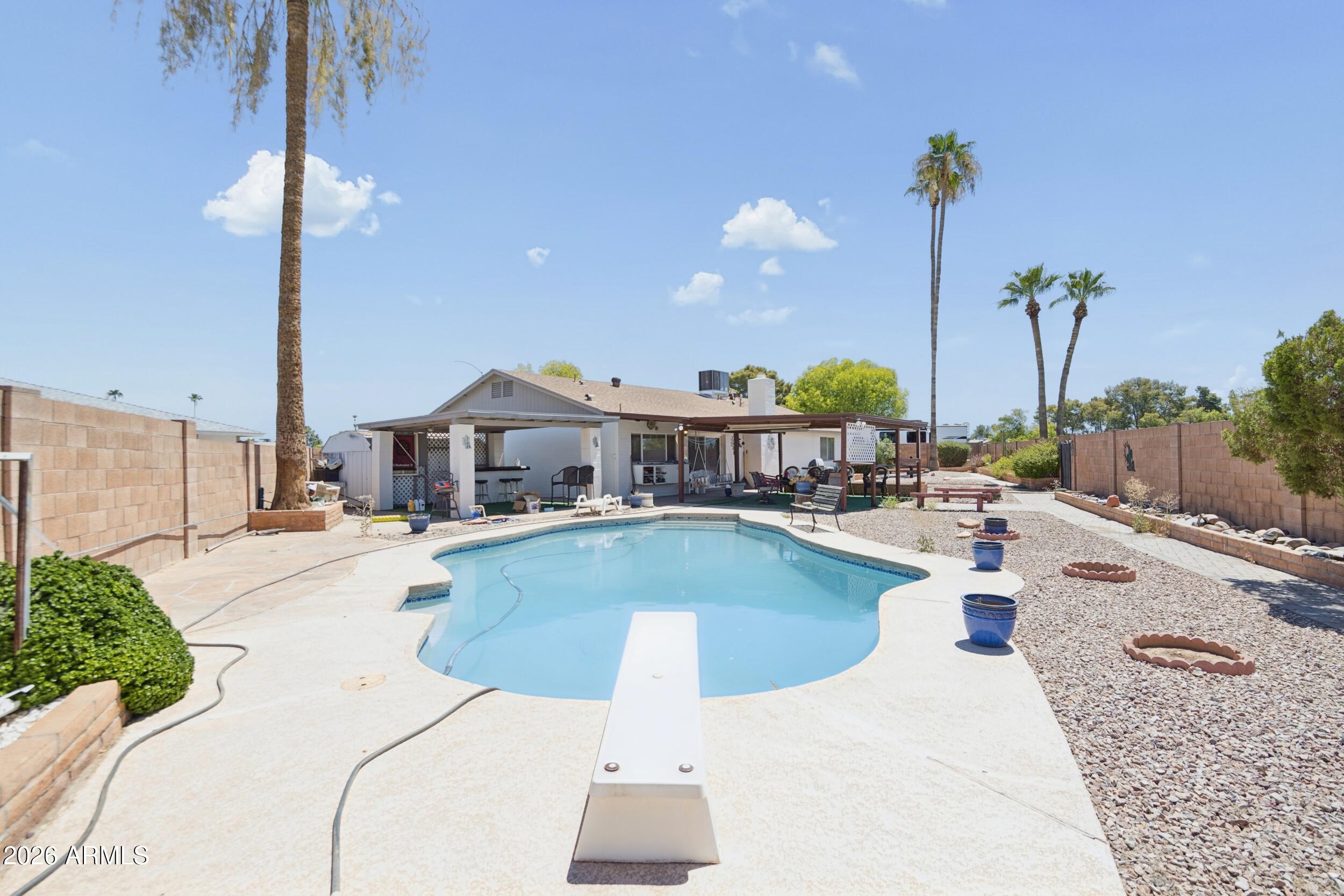 HUGE cul-de-sac lot with diving pool and access from backyard to the park. Roof and HVAC are 2 years old. Water heater was installed March 2026. Kitchen has granite countertops and lots of cabinets. Original home owner.