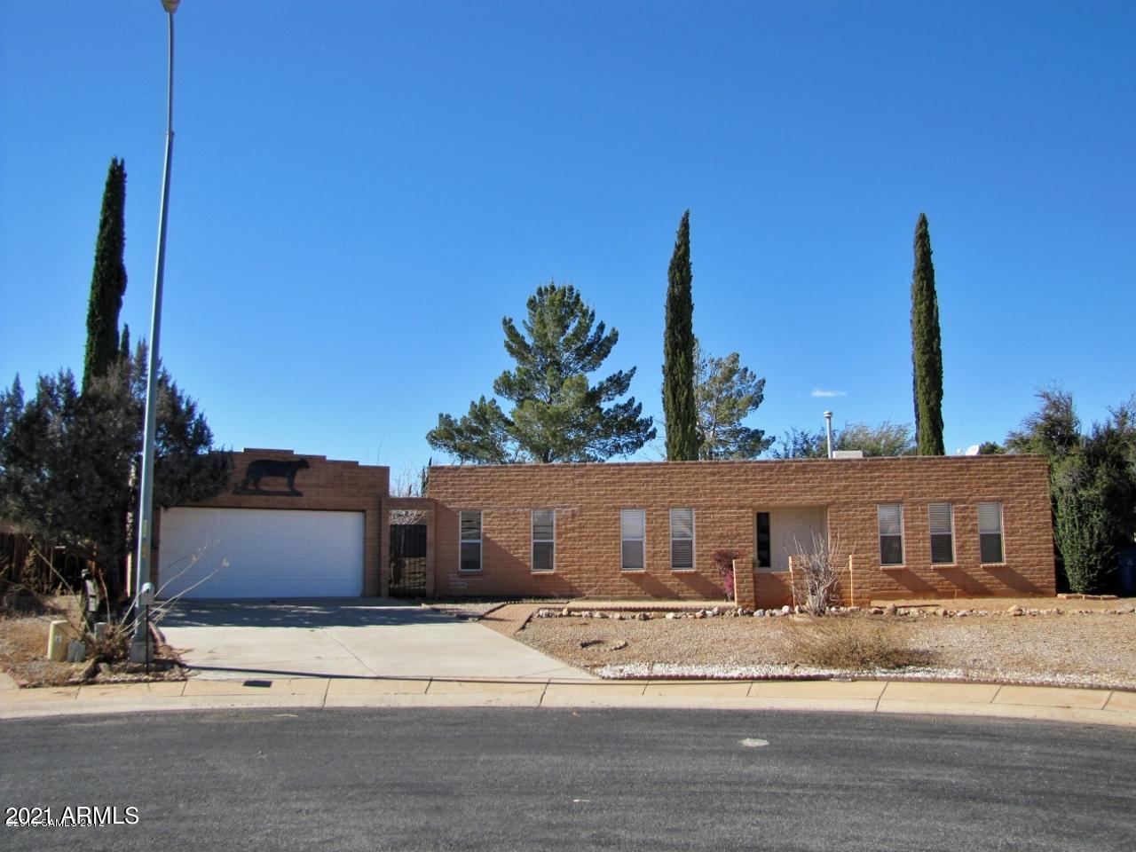 This 3BR/2BA/2CG, 1428 sq.ft. home is centrally located in Sierra Vista, AZ minutes from Ft. Huachuca, PDS Elementary and shopping. The home has 2 large living areas, a formal dining room, eat-in kitchen and a 2-car garage. The large backyard has plenty of room to enjoy. Call today.