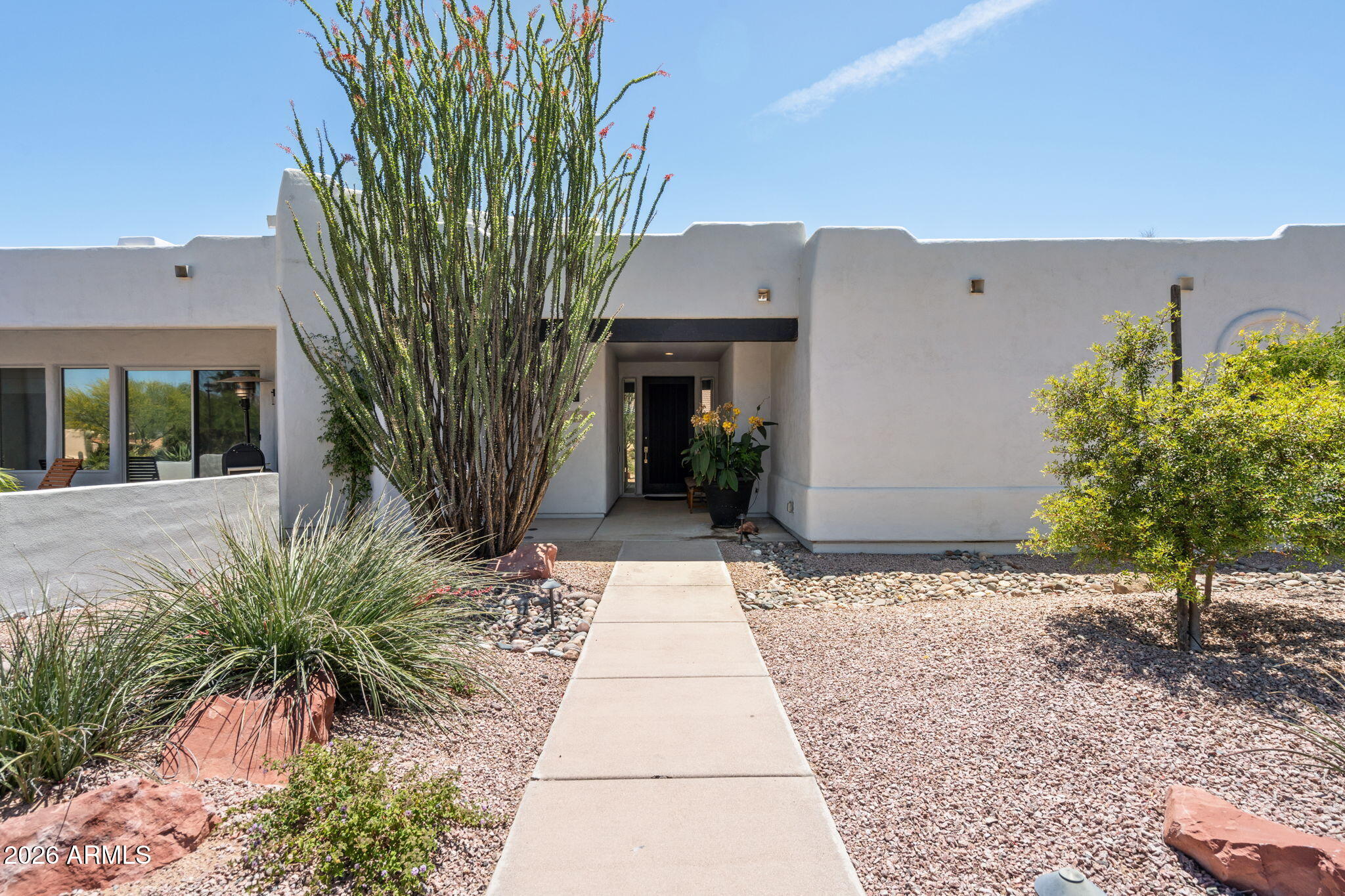 SELLER PAYS CLOSING COSTS!!

Contemporary ART home!! Elevated living NE of the Valley. This beautifully remodeled home is UPDATED. UPGRADED. AUTOMATED. LIGHT and BRIGHT. Designed for those who appreciate exceptional architecture, inspiring spaces, and effortless living. The kitchen is a DREAM with beautiful spaces for entertaining or creating nooks to read, relax, create, or unwind. PREMIUM UPGRADES include Tesla owned solar, Tesla EV charging, and climate- controlled insulated garage. 

Residents enjoy resort-style amendities, social membership, and 12 rounds of golf annually included through HOA.

MUST SEE THE HOUSE AND ITS FEATURES TO APPRECIATE IT. Come see it. Make this home your own retreat in the desert.