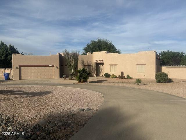 Custom built Southwestern home 2024 newly installed cooling and heating system 3 bedroom + Den and or formal dining room space.
 2.50 bathrooms Beehive gas fireplace in Livingroom Upgraded remodeled eat in kitchen knotty Alder pull out cabinets' granite stainless steel appliances dual gas/electric range wine bar counter. Large laundry room with half bath and utility sink. Covered back patio. Pebble tec swimming pool. RV gate and pad. Fruit trees mountain views. Makes this a must see!!!
New paint inside and out.