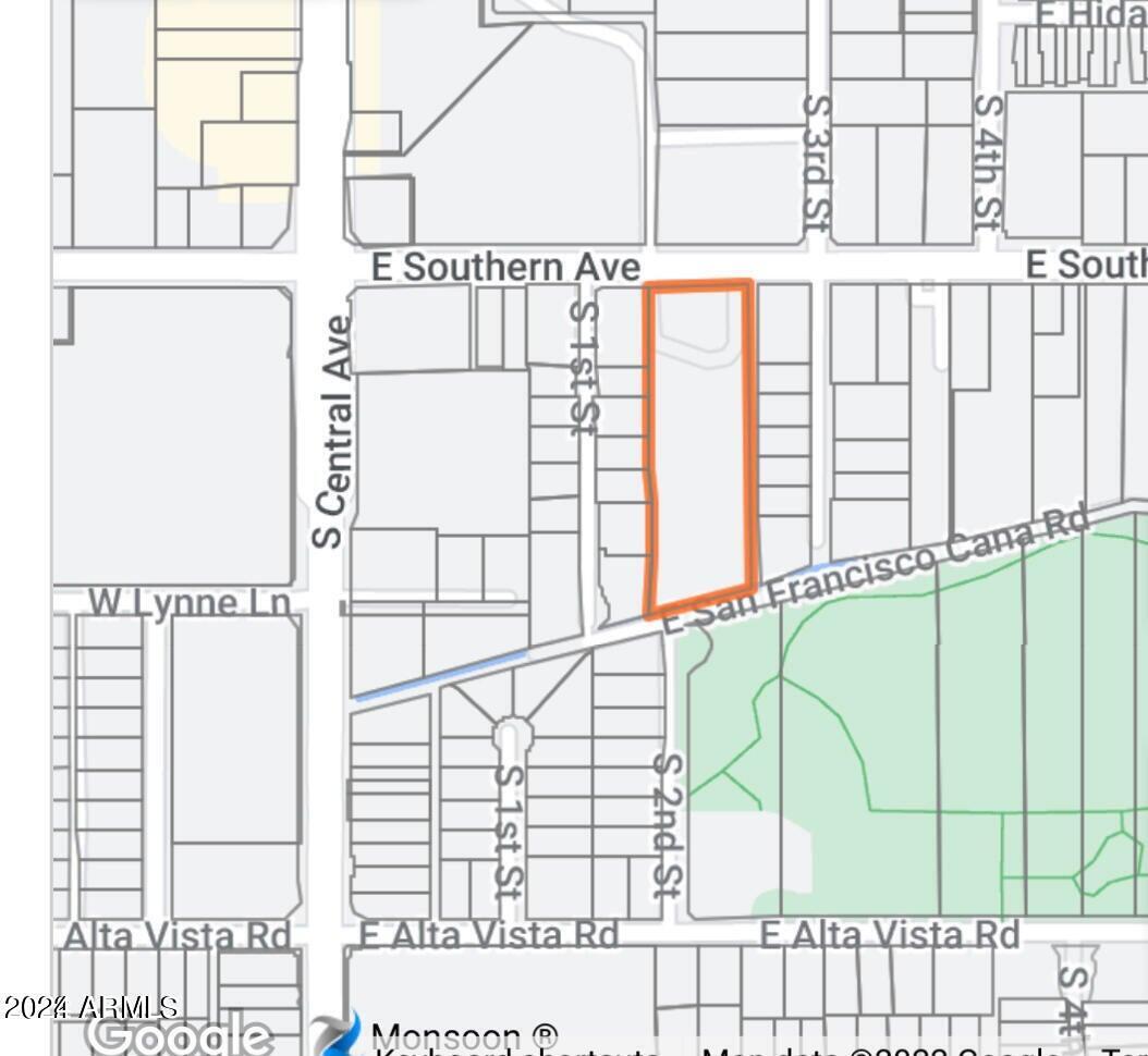 GREAT OPPORUNITY AWAITS!! Seller will carry with substantial down payment. This nearly 3-acre lot is ready for development! Only 10 minutes from downtown Phx and just steps away from the Light Rail!! Currently zoned as R-5. It's ready for your ideas to take shape. Development could include apartments, asst living facilities, dependent care homes,etc.. In a planned residential development, approximately 120 units could be created.  Phoenix has an on-going effort to develop the South-Central Transit Overlay District (TOD).More information about the TOD and additional uses are in the documents tab. It also has three incentive zones on it - DDA & QCT for qualifying for HUD grants, and an Opportunity zone. (See photos) The property could potentially be rezoned to C-2, which would allow for Dispensaries, Self or RV/Boat Storage, etc. There is water and sewer to the property. The site will be cleared in approximately 2 months. No access to the property from the south end. Please see the documents tabs for more information..