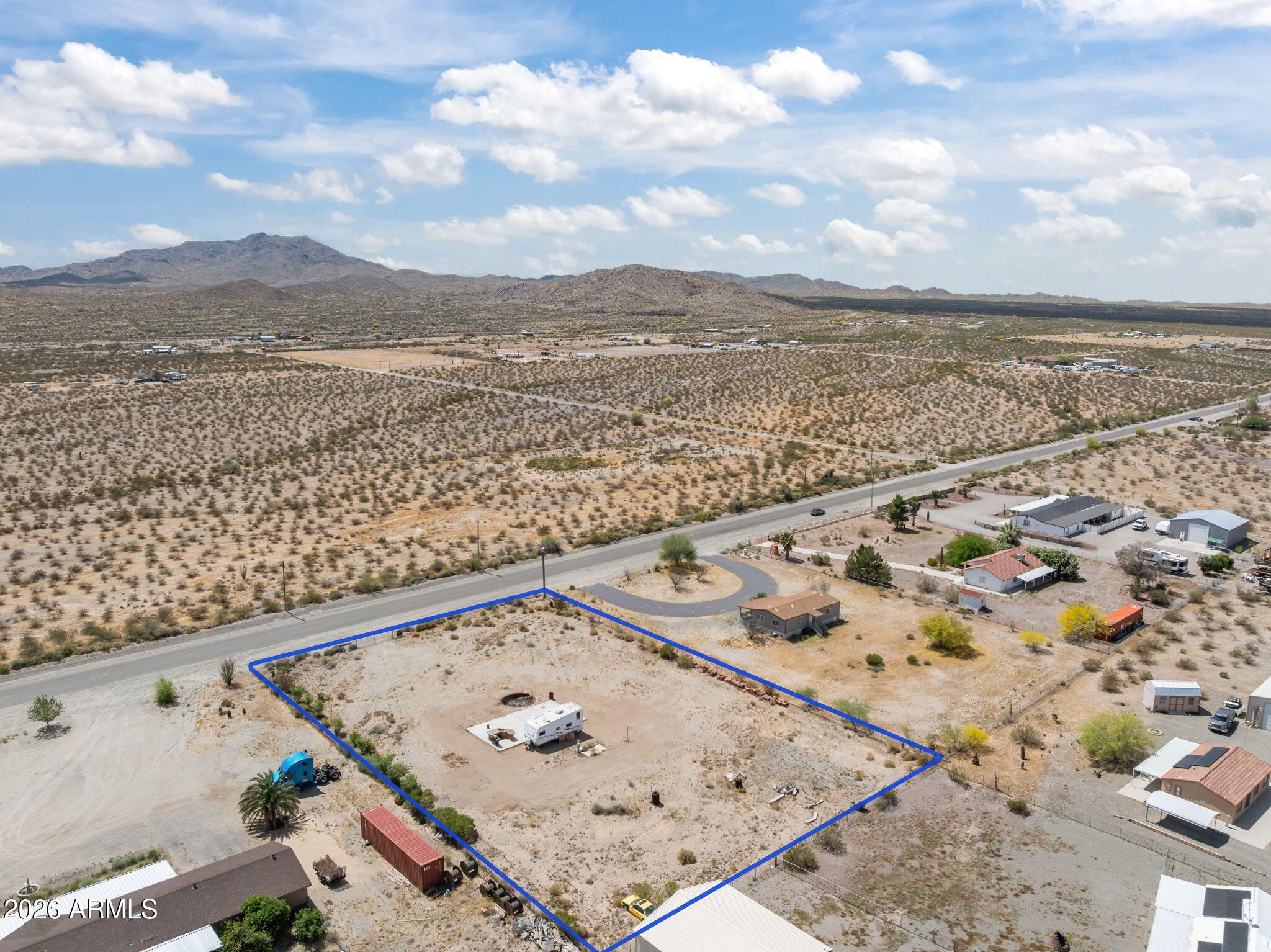 Charming 1-Acre RV/Residential Lot in Salome, AZ - Ready for Your Home or Winter Retreat!

Discover the freedom and flexibility of this versatile 1-acre lot in the heart of Salome, Arizona - a friendly desert community known for sunny skies, wide-open spaces, and easy access to outdoor recreation. Located just off a paved road, this property offers the convenience you want and the elbow room you need.

Property Features:

1-acre level lot with plenty of space for home, shop, toys, and more.

Previously had a home on site - utilities are in place and ready for your new build.
Zoning allows for a new manufactured home, site-built home, or continued use as an RV lot.
4-party shared well, existing septic system, 30-amp, and 50-amp electrical service - ideal for RVs or future home. 20' x 30' concrete pad in place.
Fully fenced property for privacy, pets, and security.

Location & Lifestyle: Salome is a popular area for snowbirds, off-roaders, and those looking for a quieter pace of life. 

Enjoy: Mild winter temperatures and sunshine most of the year.
Easy access to ATV/UTV and desert trails right from town.
Nearby hiking, rockhounding, and open desert exploration.
A small-town feel with local cafes, gas, and basic services.
Within driving distance to Wickenburg, Quartzsite, and the Colorado River recreation areas.

Whether you're looking to park your RV and enjoy the winters, build your desert getaway, or invest in a versatile, improved lot with utilities already in place, this Salome property checks all the boxes.

Bring your plans, your RV, and your vision - this one is ready to go!