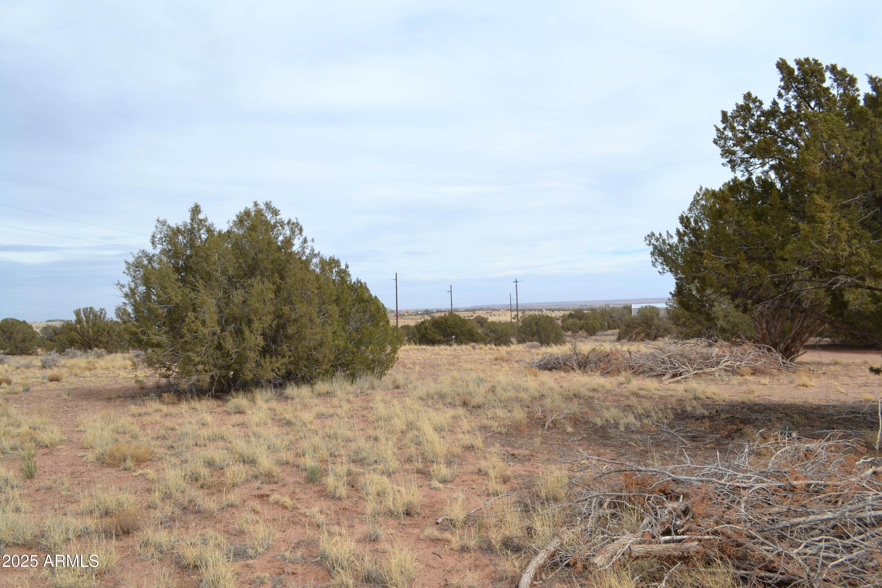 Rare opportunity to purchase 5 acres within the Snowflake City limits. Mostly paved access, approx. .5 mile of dirt road, most of it is maintained. Power is at the lot line, (buyer to verify cost with APS to install). Flat land with some trees and panoramic views. Seller is also selling adjacent acreage, 3 x 5 acre parcels. Snowflake is at an elevation of 5600', enjoy the four seasons, with mild winters, and temperate summers.