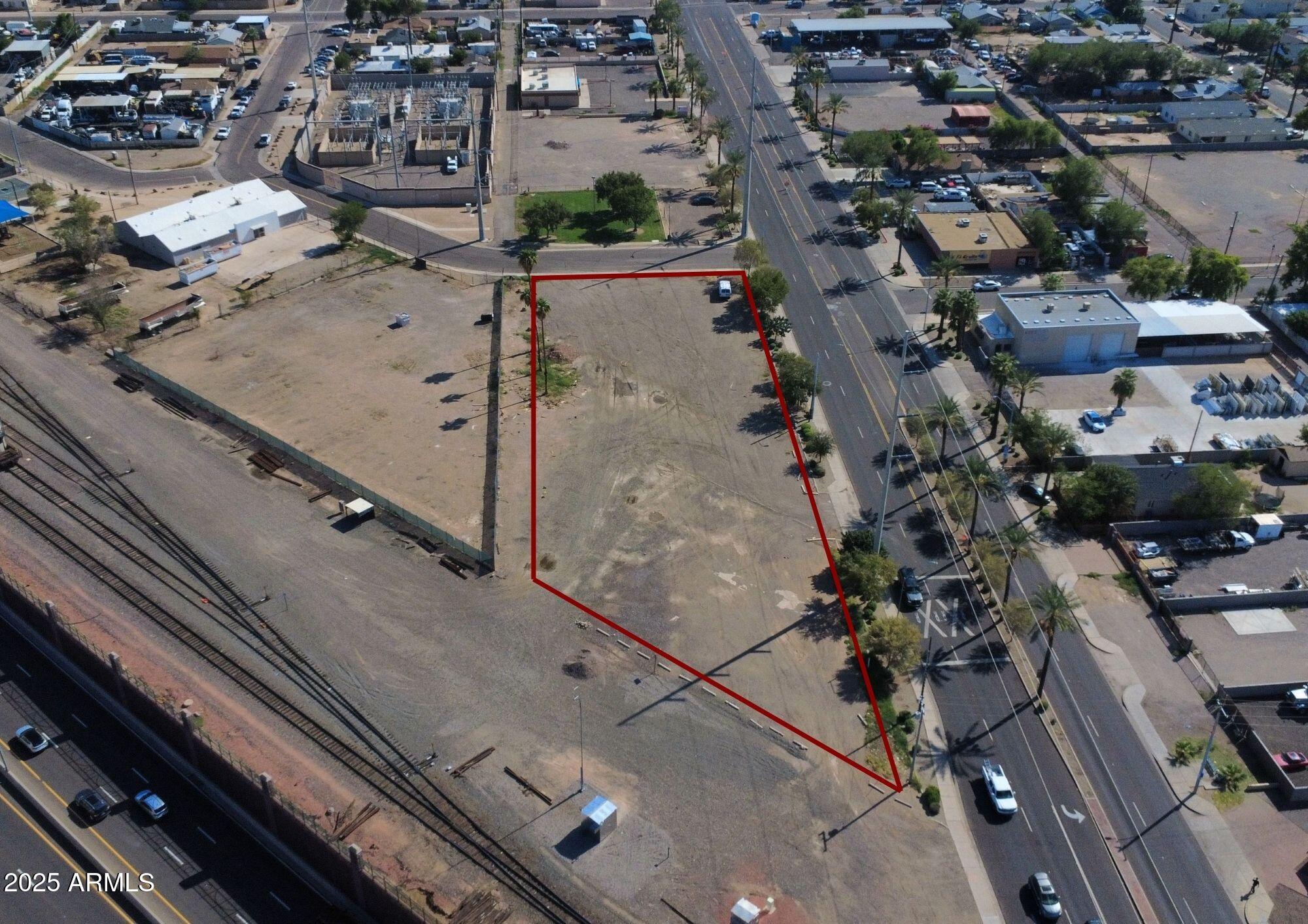 Premium 1-Acre C-2 Commercial Opportunity Site in Downtown Glendale! Two adjoining C-2 General Commercial parcels totaling approx. 43,592 sq ft in a high-traffic Downtown Glendale corridor. This combined site offers excellent visibility, dual access from 59th Ave and Market St, and broad C-2 development potential—including retail, restaurant, drive-thru, office, medical, automotive service, and a wide range of commercial uses. Located within the Glendale Blocks 23-25 & 33-37 subdivision. Includes APN 146-01-106-E and APN 146-01-010-B. Flat, usable land with no existing structures, surrounded by strong area growth and Downtown Glendale's ongoing revitalization. A rare opportunity for developers or owner-users seeking a high-exposure, versatile commercial site.