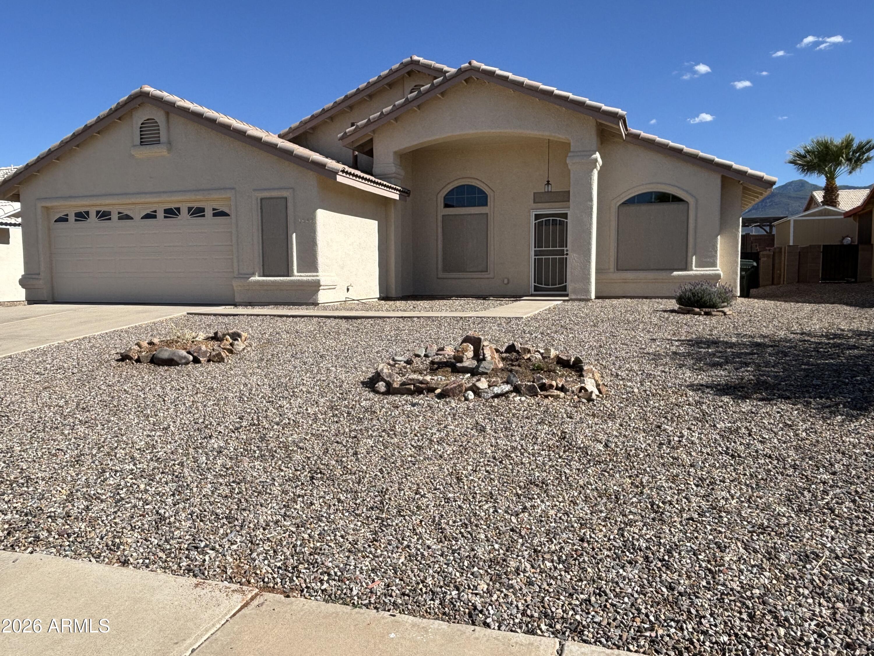 THIS ADORABLE 4 BEDROOM HOME IS READY FOR YOU TO OCCUPY!!!  Home inspection was done and all repairs were made! All you do is move you & your family in!  Living room, Family room, Kitchen with a breakfast nook. The primary bedroom has a large walk-in closet, a separate shower and a large garden tub.  The 4th BDR has double door, it's ideal for an office.  New kitchen appliances w/29 cub ft Refrigerator w/French Door & ice maker, new resurfaced kitchen countertop, Brand new smoke detectors throughout with CO by the sleeping areas.  Many ceiling fans. New hot water heater, some brand new tile floors, freshly painted exterior wooden areas. Air Ducts cleaned, Solar screens for privacy, washer & dryer stay. Easy care landscaping. Hurry, won't last lone!!   Owner/Agent
