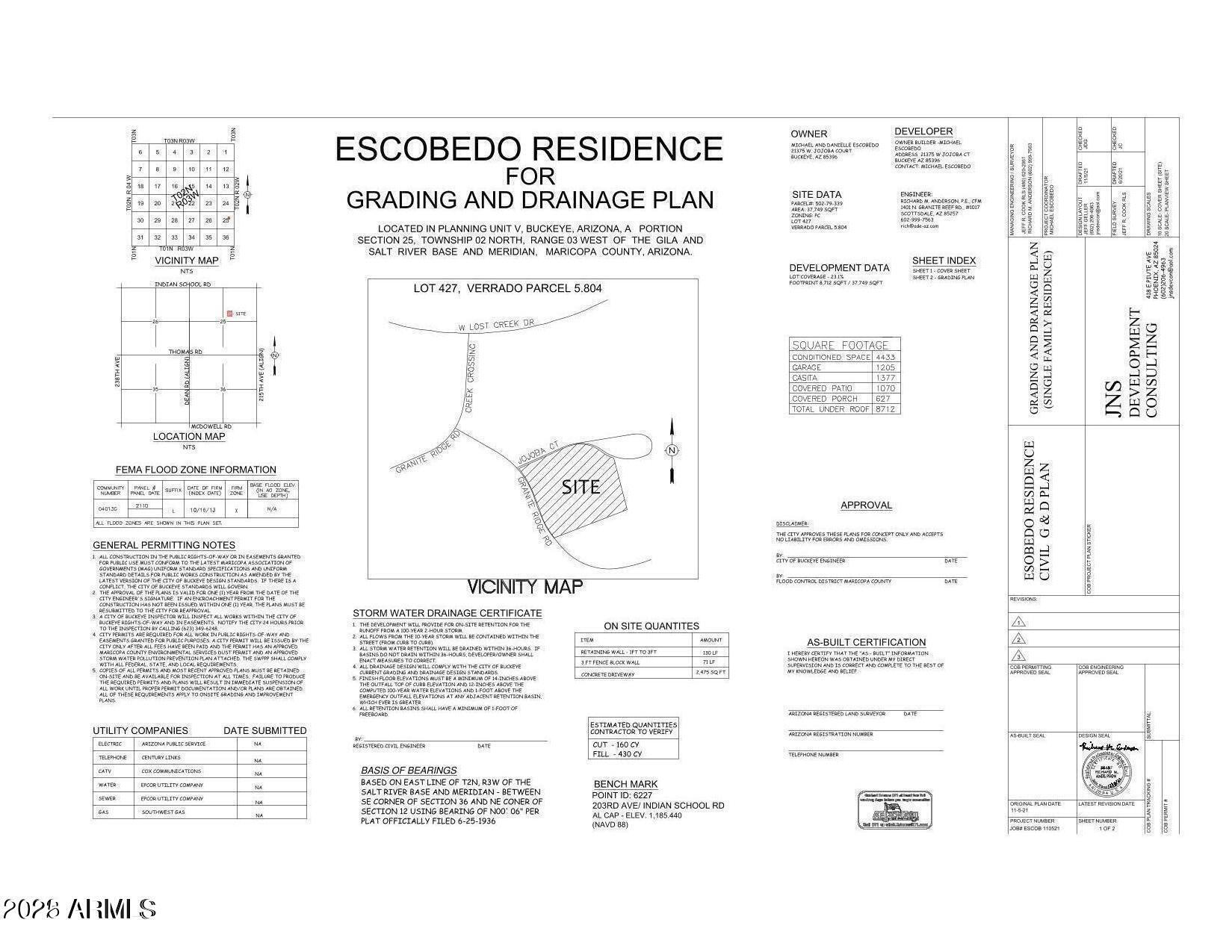 VERRADO PARCEL 5.804 - Land