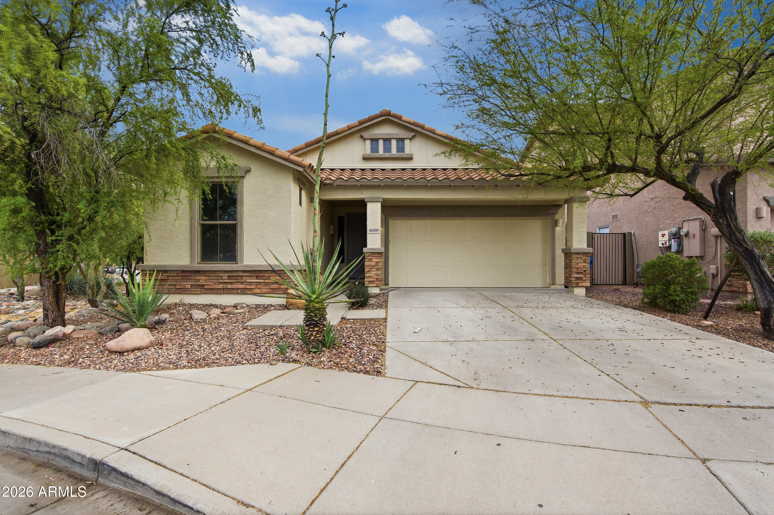 Do not miss your chance to own your piece of the rapidly expanding North Phoenix area! This recently renovated, single-story home in the Anthem Community Center footprint is ready for its next owner. Step inside into the inviting foyer, which is positioned outside of two of the home's three secondary bedrooms. As you move through the home you'll pass the laundry and dining room and into the well-appointed living room. The kitchen boasts a 4-piece appliance package, hard surface countertops, ample storage and a kitchen island. The primary suite and a fourth bedroom round out this ranch style floorplan. This home offers fresh paint and new carpet, all that's missing is its new owner! Come and see for yourself the possibilities that this home has to offer!