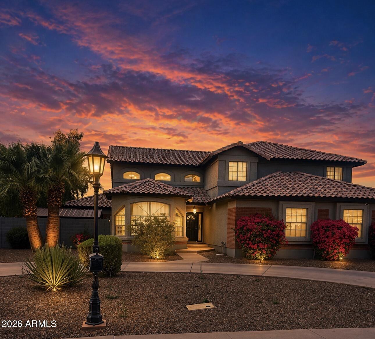 This AMAZING GEM in the heart of coveted Crescent Manor in Mesa, WOWS from the moment you walk in the front door.  CHARM abounds in this BASEMENT home with NO HOA! This spacious, open concept floor plan features 5 beds and 3 baths. Cozy brick fireplace in the welcoming great room! Large kitchen with oversized island, abundant custom cabinets and stainless appliances, perfect for hosting family and friends.This home is a MUST SEE!