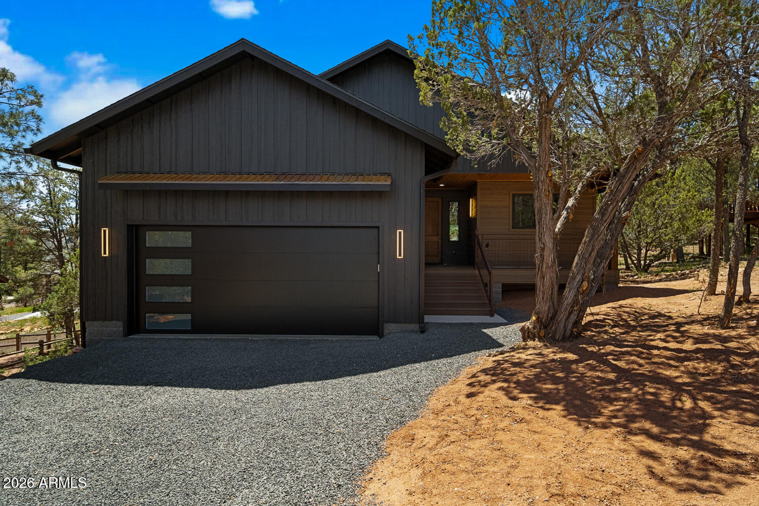 Meticulously crafted new construction offering modern design in the heart of Heber-Overgaard. This smart home offers upscale finishes, low-maintenance living and is tucked away from HWY 260. The living room features a Texas limestone fireplace, striking barn wood ceiling, and a modern chandelier to complete the elegant yet rustic design. The kitchen includes custom cabinetry, quartz countertops, genuine travertine backsplash, stainless steel appliances, and under/over cabinet lighting. The well appointed bathrooms are equipped with custom set tile and matching high quality cabinets/counters seen in the kitchen. Functional upgrades include: propane tankless water heater, locally crafted custom powder coated hand railing, high efficiency Rheem HVAC, and energy star dual pane windows.