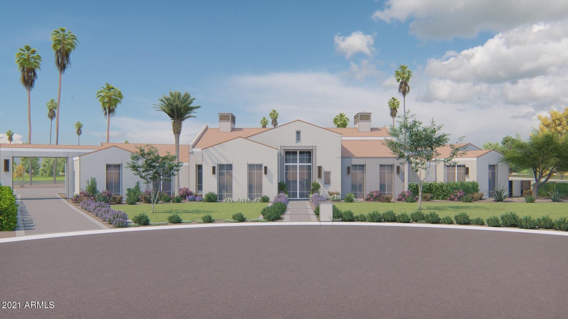 This exceptional modern Santa Barbara style residence promises to be a true original! Built with the highest quality craftsmanship, with 5 bedrooms, 6 bathrooms and 8,029 square feet of remarkable living space, it will ooze quality and exceptional taste. The home will be loaded with pure luxury, unique design elements and impressive amenities including a separate kids wing, exercise room, custom home office, full guest house, butler's pantry, and wine room that will all have their own individual flair. Located in Camelback Country Club Estates, with exquisite lake, mountain and golf course views, the setting is every bit as spectacular as the home will be!
