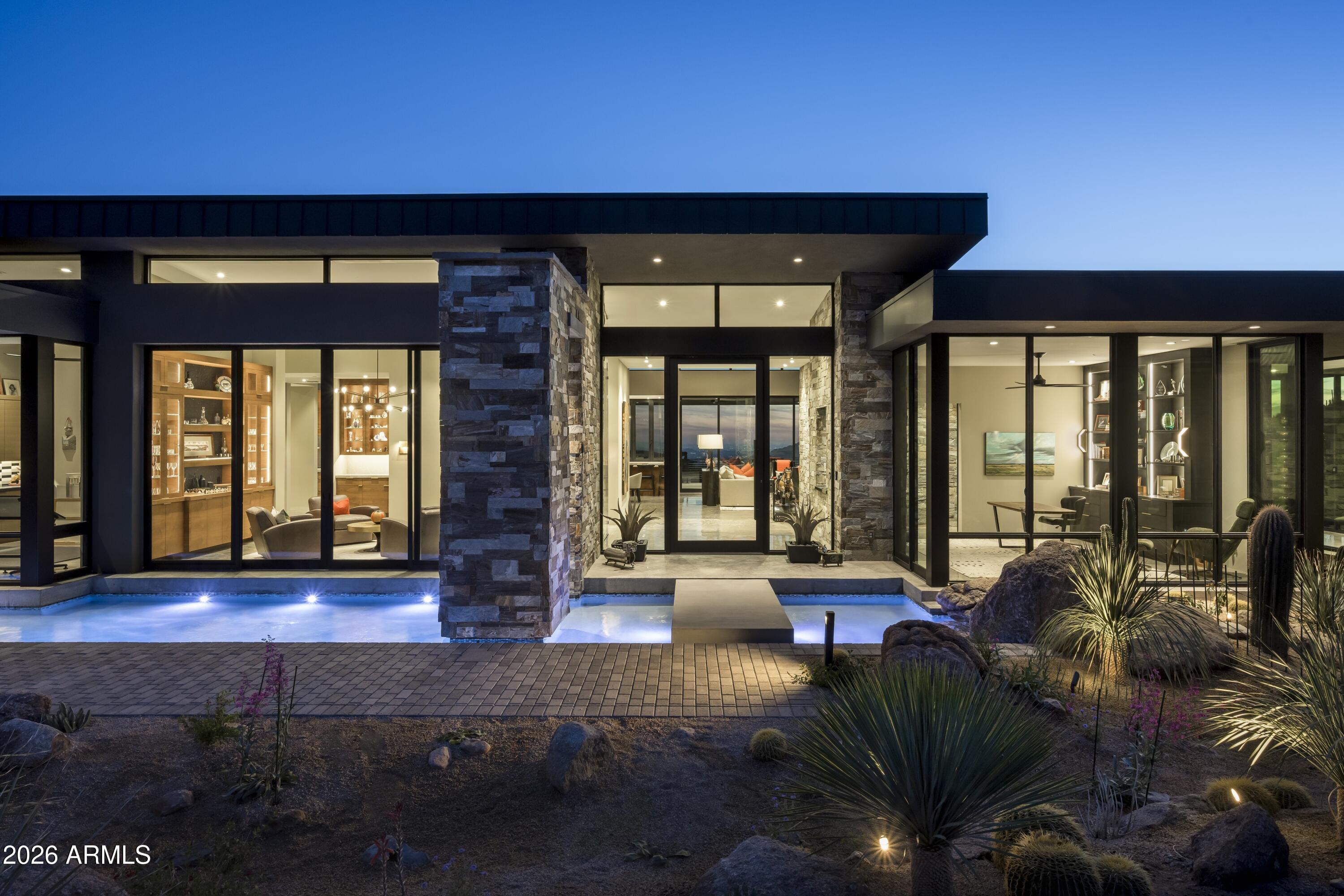 Extraordinary custom home situated on one of the highest elevation points in Desert Mountain delivers the epitome of luxury living, showcasing prime, highly sought-after views with unparalleled privacy. Furnishings available via separate Bill of Sale. Desert Mountain Golf Membership available upon closing with Club approval.