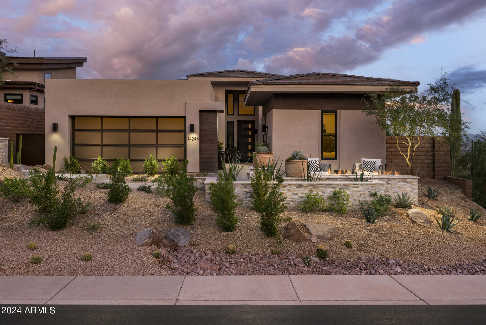 This long awaited MODEL HOME can now be your new home!!  With an amazing setting and finishes to match, you can just move right in.  You will not be disappointed!  This home features a beautiful casita and the main home has 2 bedrooms and a private study. The kitchen is a gourmet's dream.  The vast open great room features tongue and grove ceiling and feature wall.  Sliding glass door at great room captures the amazing outdoor setting and fills the home with wonderful natural light.  The primary bedroom is a private getaway tucked at the rear of the home and features an amazing bathroom with a soaking tub and custom walk-in closet.  The outdoor space is a paradise you have to see!