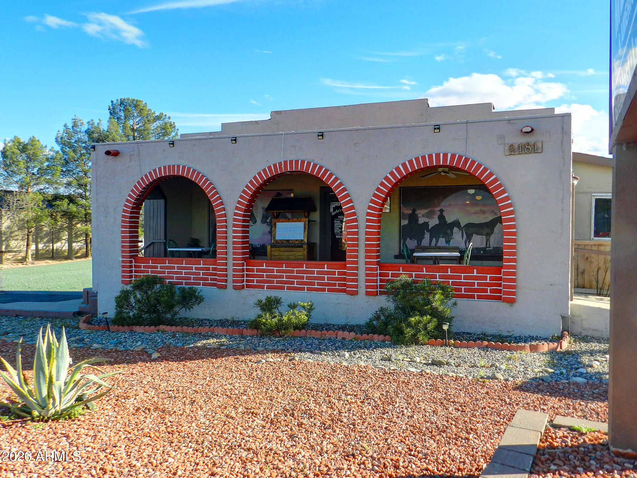 Prime location in the gateway of Cottonwood. On 1.19 acres of commercial property zoned C-2. 2080 sq ft plus 1260 sq ft basement (not included in square footage)
Roof replaced in 2016. New HVAC system in 2020. New flooring in main area and kitchen. Ample parking. On city water and has an individual well. Business not for sale.
