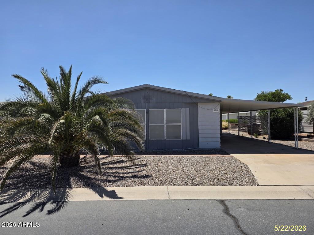 Discover the potential in this 2-bedroom, 2-bath home located in the desirable Florence Gardens 55+ community where you own the land with no lot rent. This home offers a functional floor plan, spacious living areas, covered parking, and access to community amenities including pools, clubhouse, golf, pickleball, and more. The property is ready for your personal updates and improvements, making it a great opportunity for an investor, seasonal resident, or buyer looking to customize a home to their taste. Conveniently located near community amenities with easy access to Highway 79. Bring your vision and make this home your own!