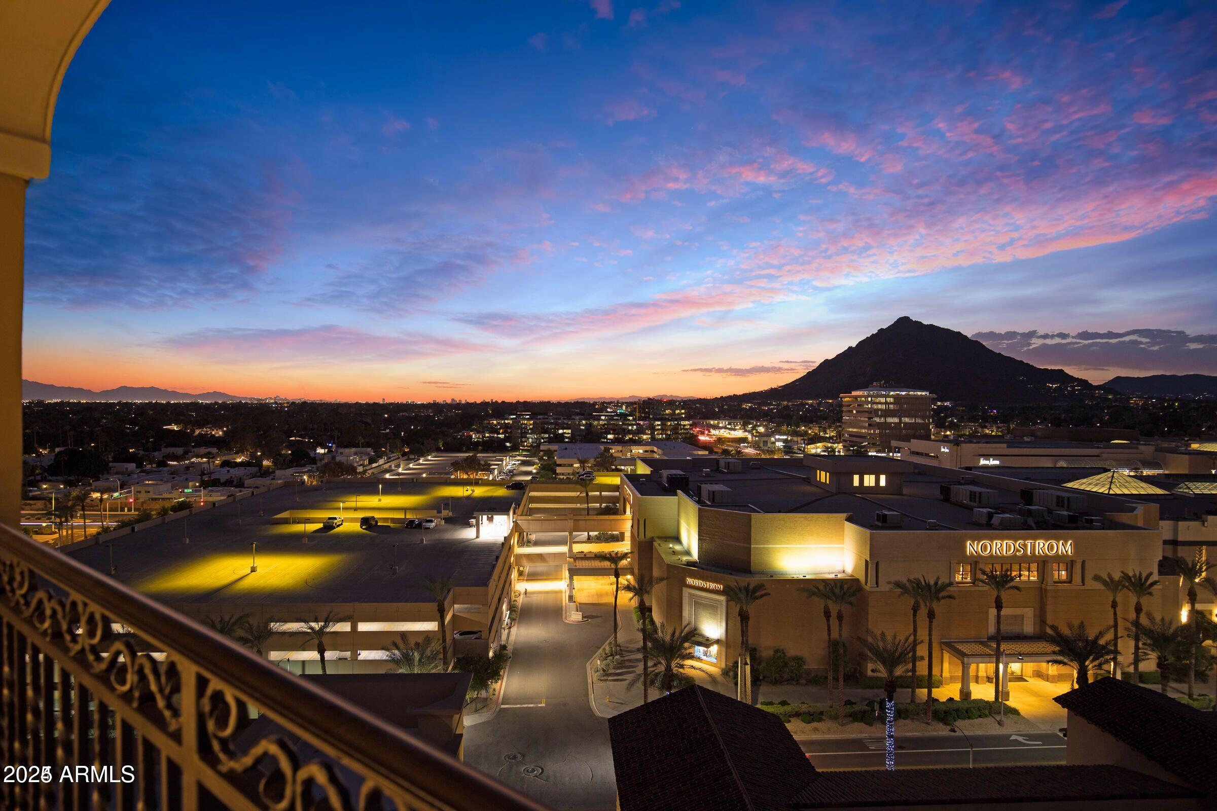 Rare Scottsdale Waterfront true Penthouse with iconic Camelback Mountain views. This Penthouse residence offers 3,627 sq ft with 3 bedrooms + den, expansive great room, chef's kitchen with brand new sub zero refrigerator, large ensuite suites, and multiple terraces for seamless indoor/outdoor living. Located on the exclusive penthouse level of Waterfront's full service luxury building offering 24/7 concierge, valet, rooftop pool, fitness center, wine room, and direct access to Old Town shops and dining. A premier lock and leave home in the heart of Scottsdale.