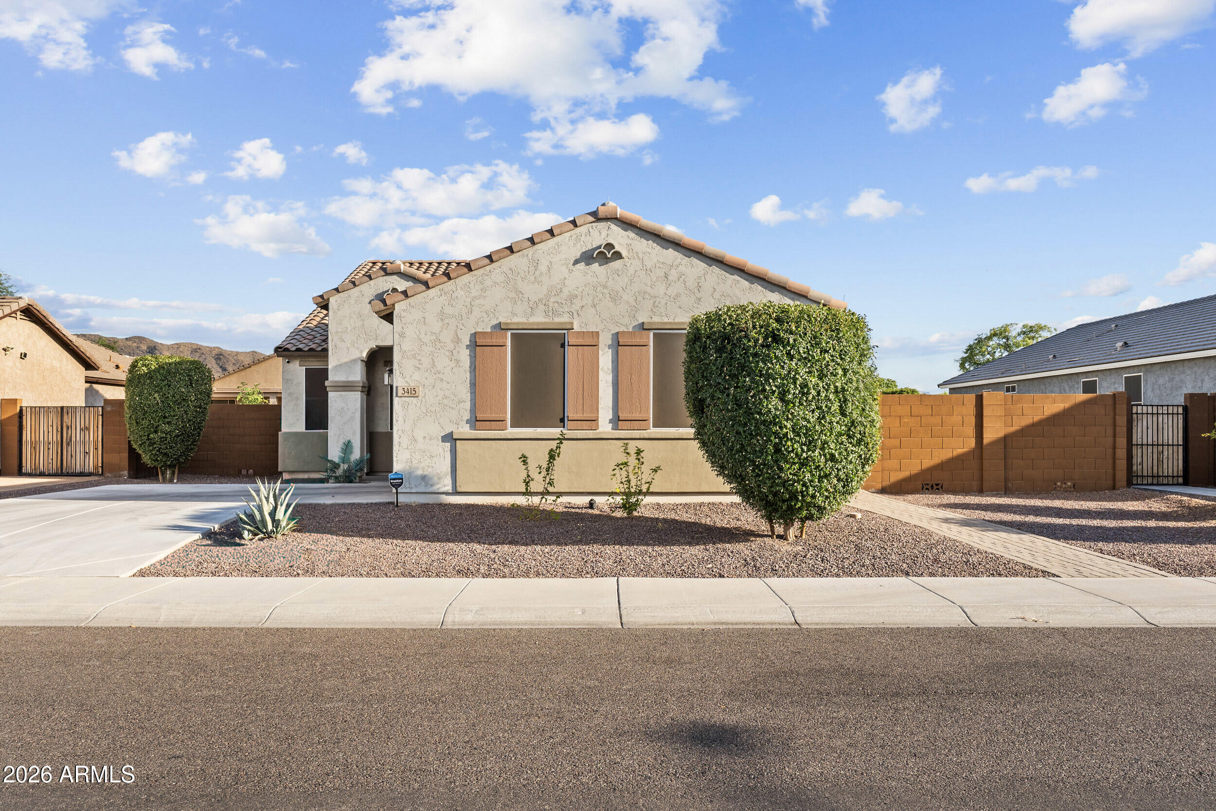 Beautiful Energy Star qualified home offering 3 bedrooms, 2 bathrooms and 2,205 square feet of thoughtfully designed living space.  The open floor plan features a spacious game room, providing flexibility for entertaining, a home office or additional living space.  Step outside to professionally landscaped front and rear yards complete with pavers, creating inviting outdoor living areas.  Take in beautiful mountain views while enjoying nearby lakes, parks, walking paths, and a golf course just across the street.  Conveniently located near shopping, dining and commuter routes.