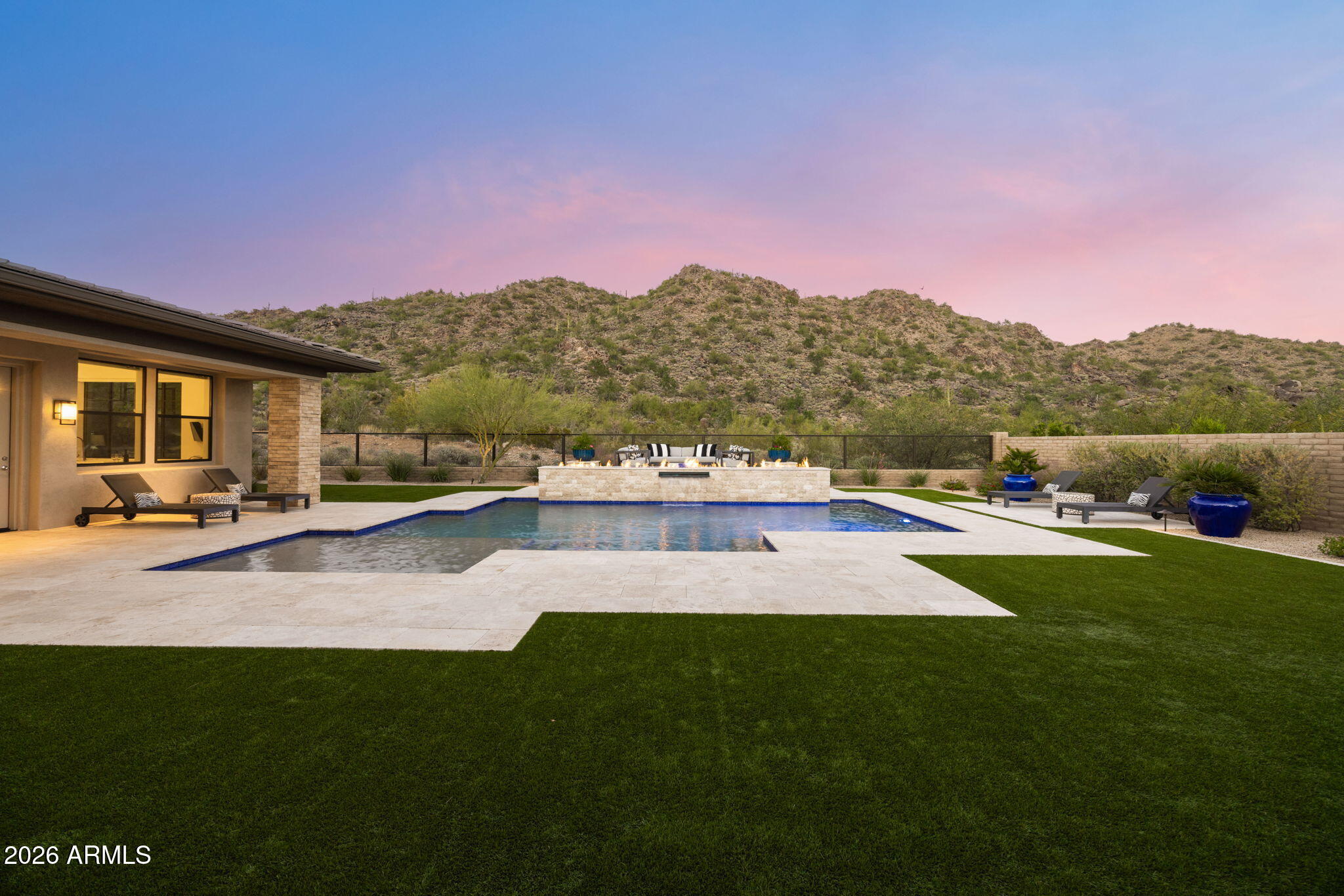 TRULY ONE-OF-A-KIND on INCREDIBLE VIEW LOT w/ POOL, CASITA & SO MUCH MORE! This bespoke luxury residence w/ insane custom upgrades is sure to impress even the most discerning! No expense spared/ detail overlooked when curating. Professionally, impeccably designed, from concept to fruition, it is an absolute art piece. Whether looking for a primary or occasional spot, boxes are certainly checked! Offering perfect AZ flow, indoors/ out. For entertaining visitors or long term guests, this property has the perfect layout. 'Thoughtful' is an understatement when it comes to the distinctive level of care that was put into this home. Only ever gently occupied & beyond  well maintained, you'd be hard pressed to find this kind of gem elsewhere! * Additional details readily availabile upon inquiry!