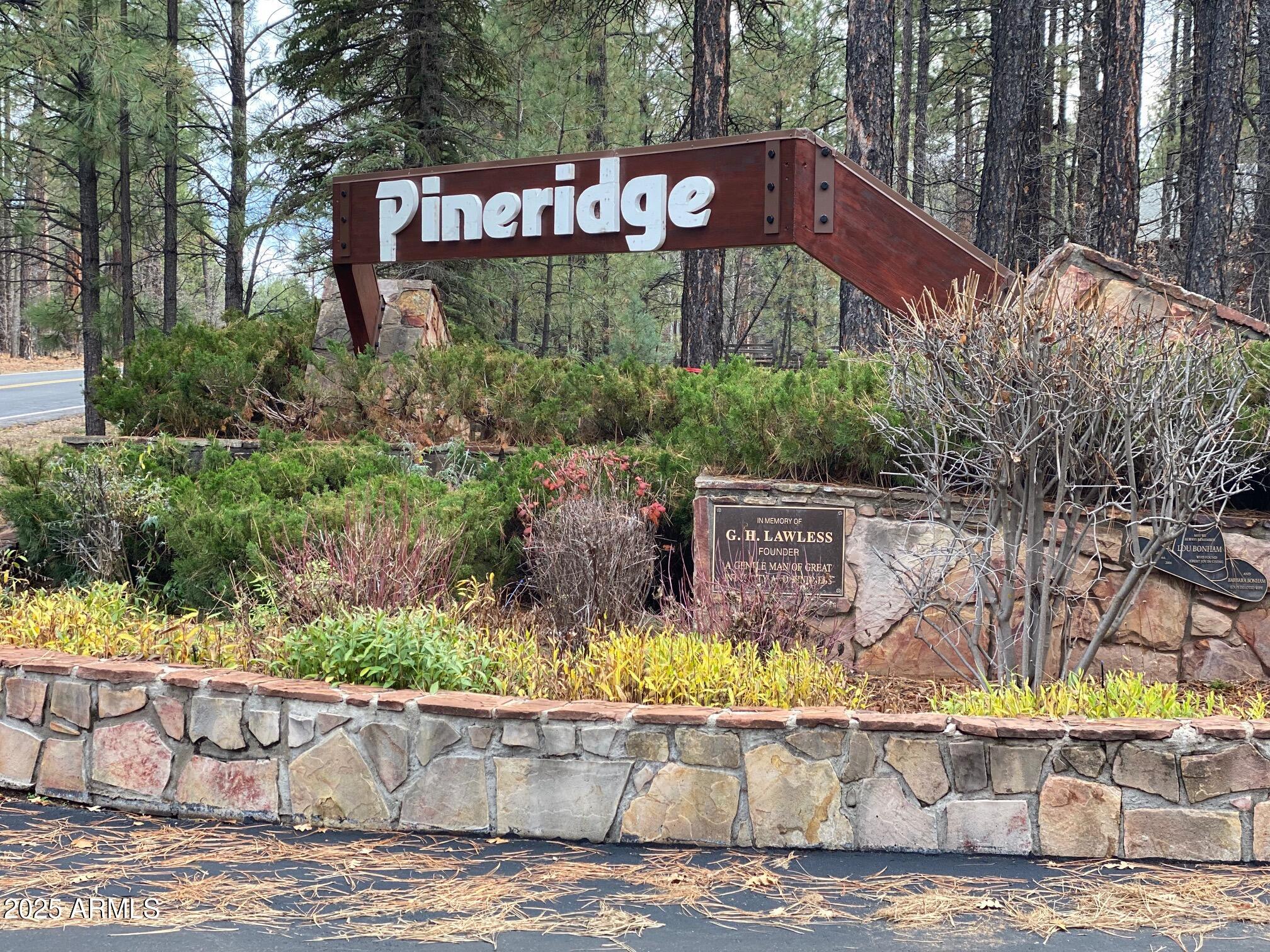 PINERIDGE UNIT 1 - Land