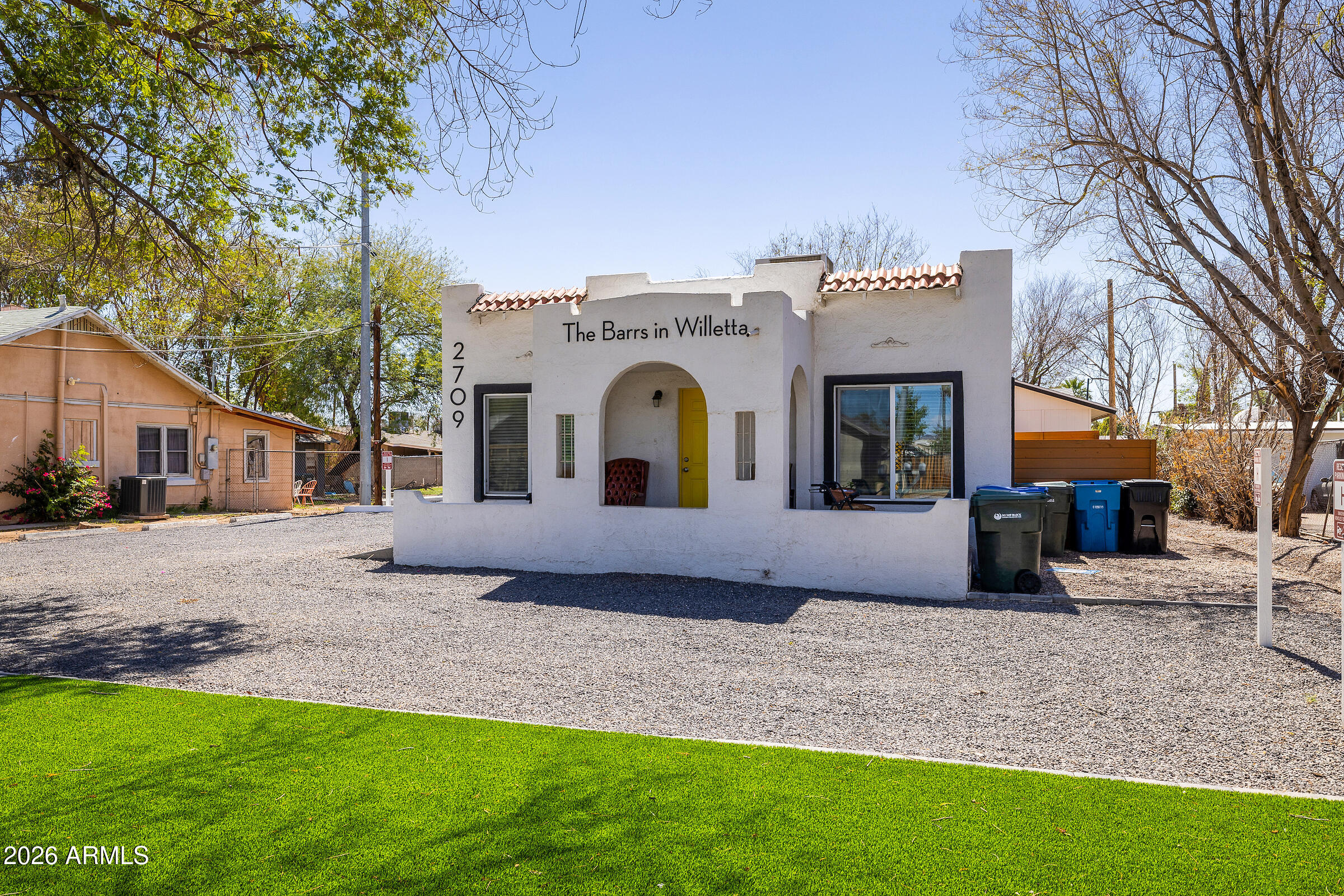 This is a 4-unit garden-style property. The front
house was originally constructed in 1905, while the triplex was built in 1984 using block masonry. The property has been extensively remodeled inside and out in 2023, with approx $62,500 per door in capital expenditures. Upgrades include new roof, flooring, cabinets, countertops, A/C units and hot water heaters for triplex, stainless steel appliances, and more. The community features a desirable mix of (1) 2-bed, 2-bath single-family home and (3) 1-bedroom, 1-bath units, all thoughtfully updated with modern finishes. Each unit is equipped with its own exterior storage space, private
backyards and in-unit washer and dryers, and residents enjoy dedicated parking for added convenience. Each unit is also individually metered for electricity.