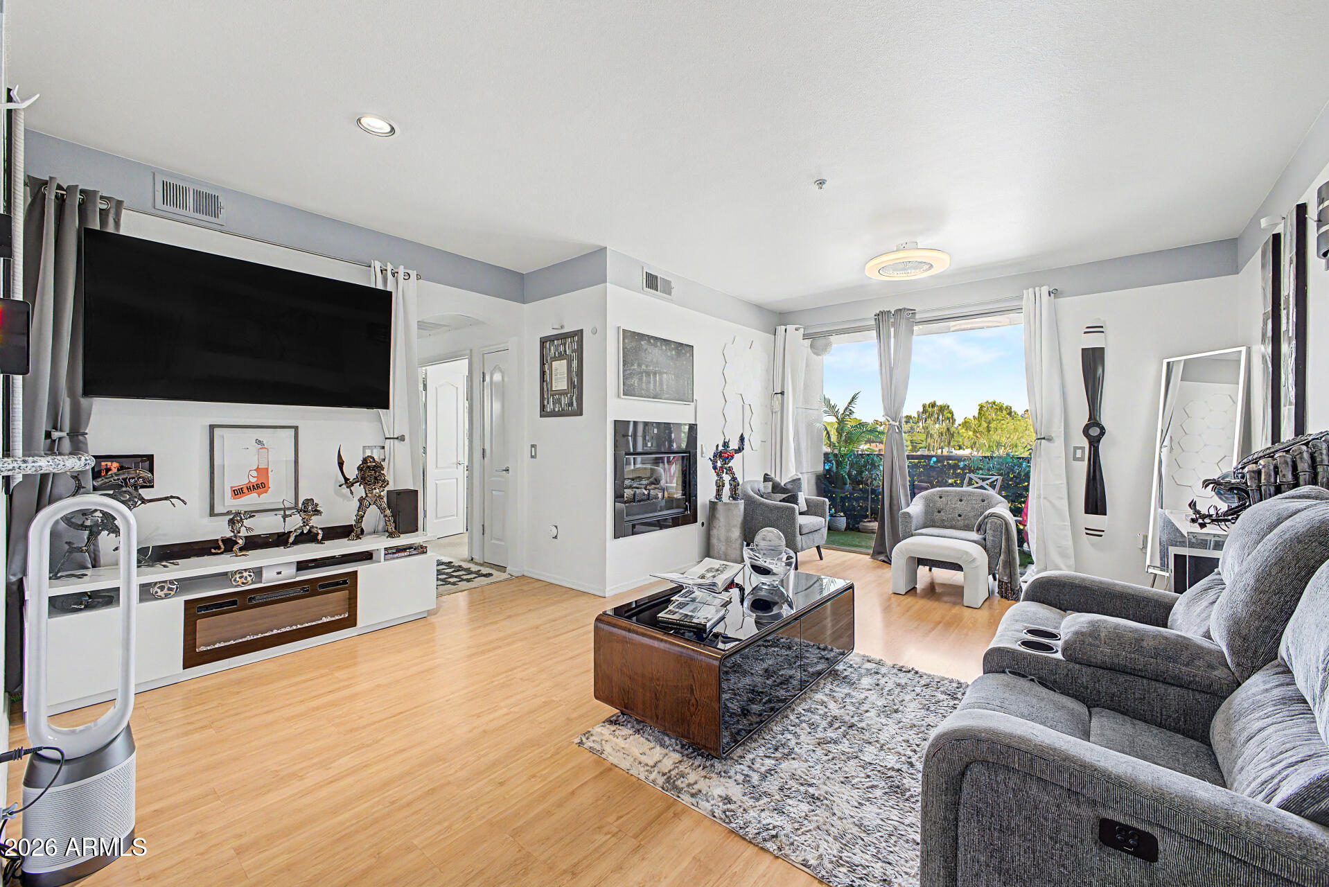 Rare opportunity to own one of the highly sought-after 3-bedroom floor plans in the gated Biltmore Square community! This spacious condo offers comfortable, low-maintenance living in the heart of Phoenix. Enjoy resort-style amenities including a pool, spa, fitness center, and beautifully maintained grounds. Just minutes from Biltmore Fashion Park, premier dining, shopping, and entertainment, including The Henry, Chelsea's Kitchen, Buck & Rider, and Postino. Conveniently located near SR-51 with easy access to Downtown Phoenix, Old Town Scottsdale, the revitalized PV Mall, Sky Harbor Airport, hiking at Piestewa Peak, and top golf courses. A rare opportunity in an unbeatable central location! All appliances included this unit is completely turnkey!