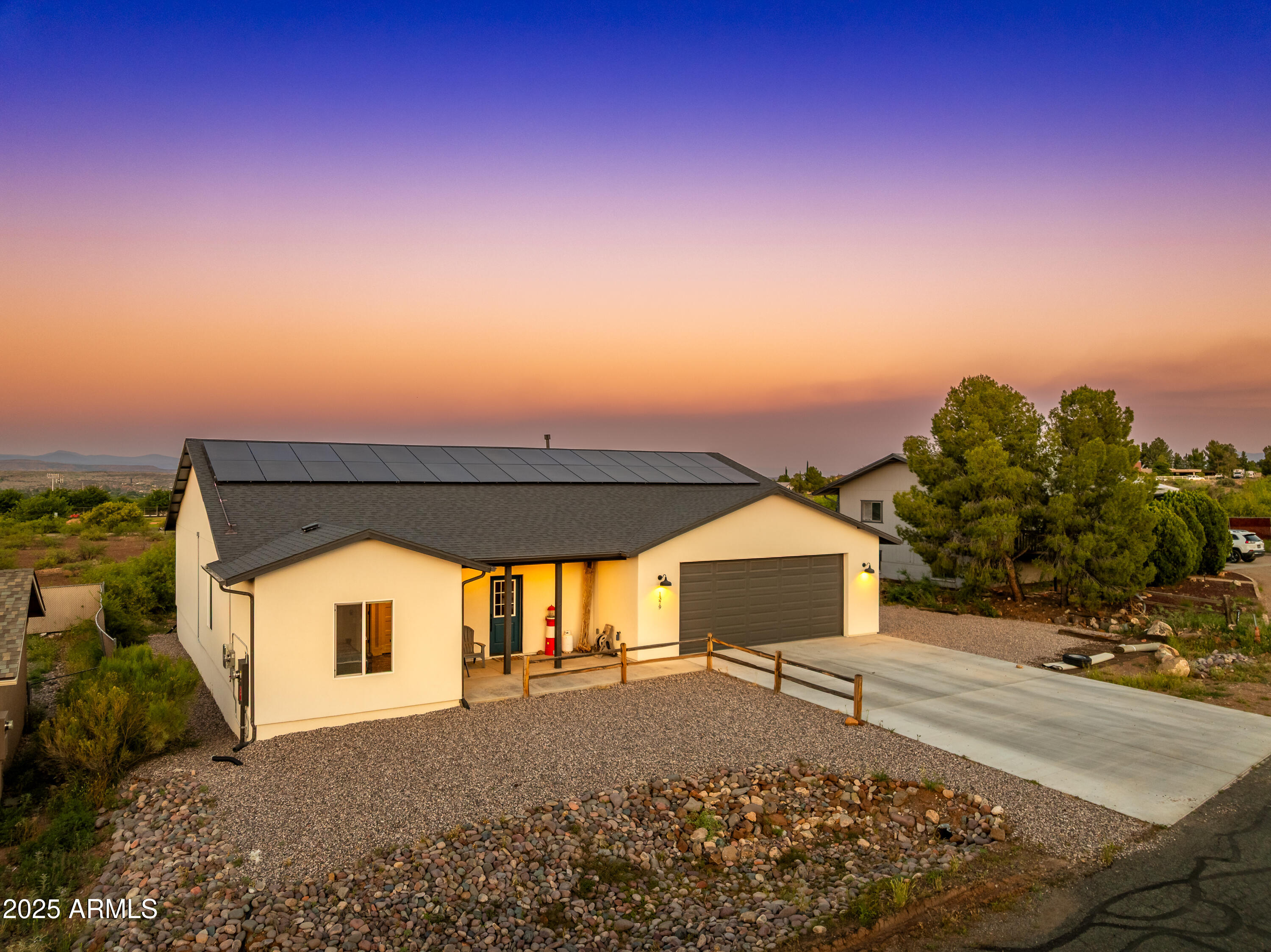 Built in 2022, this beautifully designed home offers modern comfort and thoughtful upgrades throughout. The chef-inspired kitchen features stunning quartz countertops, a walk-in pantry, and opens seamlessly to the spacious main living area--perfect for entertaining or everyday living.
Enjoy a desirable split-bedroom floor plan with generously sized rooms, including a private primary suite complete with a tiled walk-in shower and large walk-in closet. Luxury LVP flooring runs throughout the home, complemented by a spacious laundry room and a 3-car garage for added convenience.
Situated on a quiet cul-de-sac, this home offers the best of both worlds--peaceful surroundings with breathtaking red rock views from the backyard, while still being just minutes from major shopping and amenities.