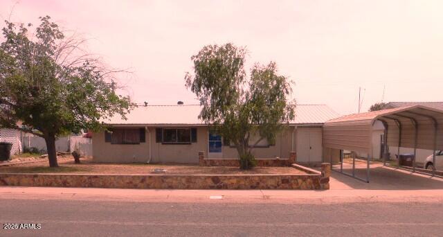 Very nice block home located in the peaceful town of Kearny AZ. This home is ready for its new owners. Some updates include partial kitchen remodel. Metal roof installed recently. Upgraded 200 amp electrical service. Brand new AC/Gas Heat system with warranty to keep the house at the perfect temperature. New arcadian door leading out to the fully fenced back yard perfect for entertaining, relaxing, and fur babies to run. Large metal carport to keep your vehicles shaded.  There is a Bonus room can be used as an extra bedroom, a media room, game room or anything you can imagine. This home is within walking distance to local churches, parks and shopping. Come check this one out, this is the house you've been looking for.