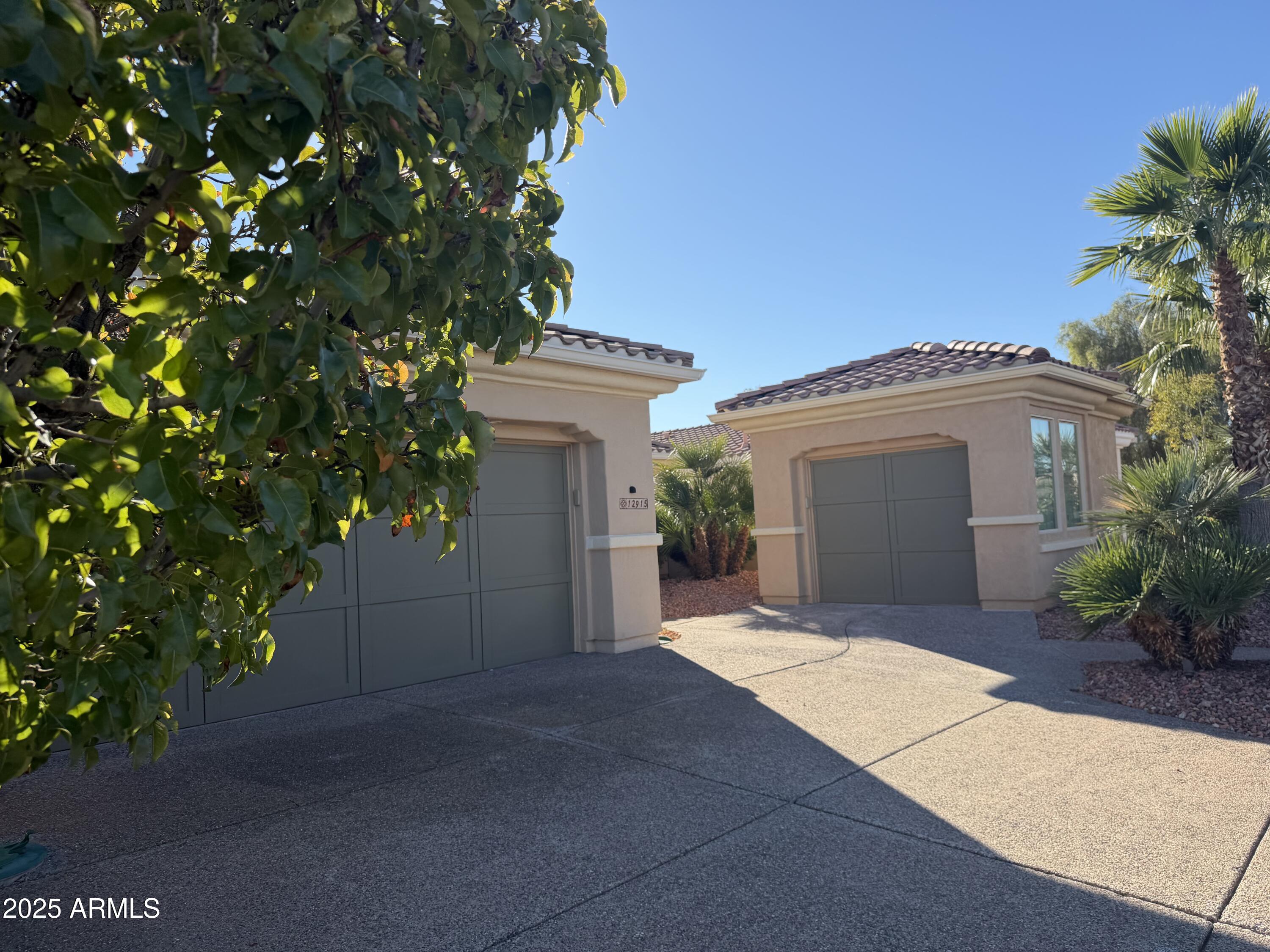 This beautiful furnished San Ysidro floor plan is situated off the 7th Tee box of the Corte Bella Golf Course!  This golf enthusiasts' dream has approximately 1,837 sf feet this 2 BR/2 BA/Den AND a golf cart garage. Views of the backyard, golf course, sunsets are your everyday view from the dining room, great room, office and primary bedroom!  The backyard is well-landscaped, and the expanded hardscape includes a fire pit for those occasional chilly desert nights and a retractable awning for sunny days.   The kitchen is well planned and features an island, hickory cabinets and a rich granite countertop.   Other features include a fireplace and built-in cabinets in the great room.  This home is a furnished move-in ready home!