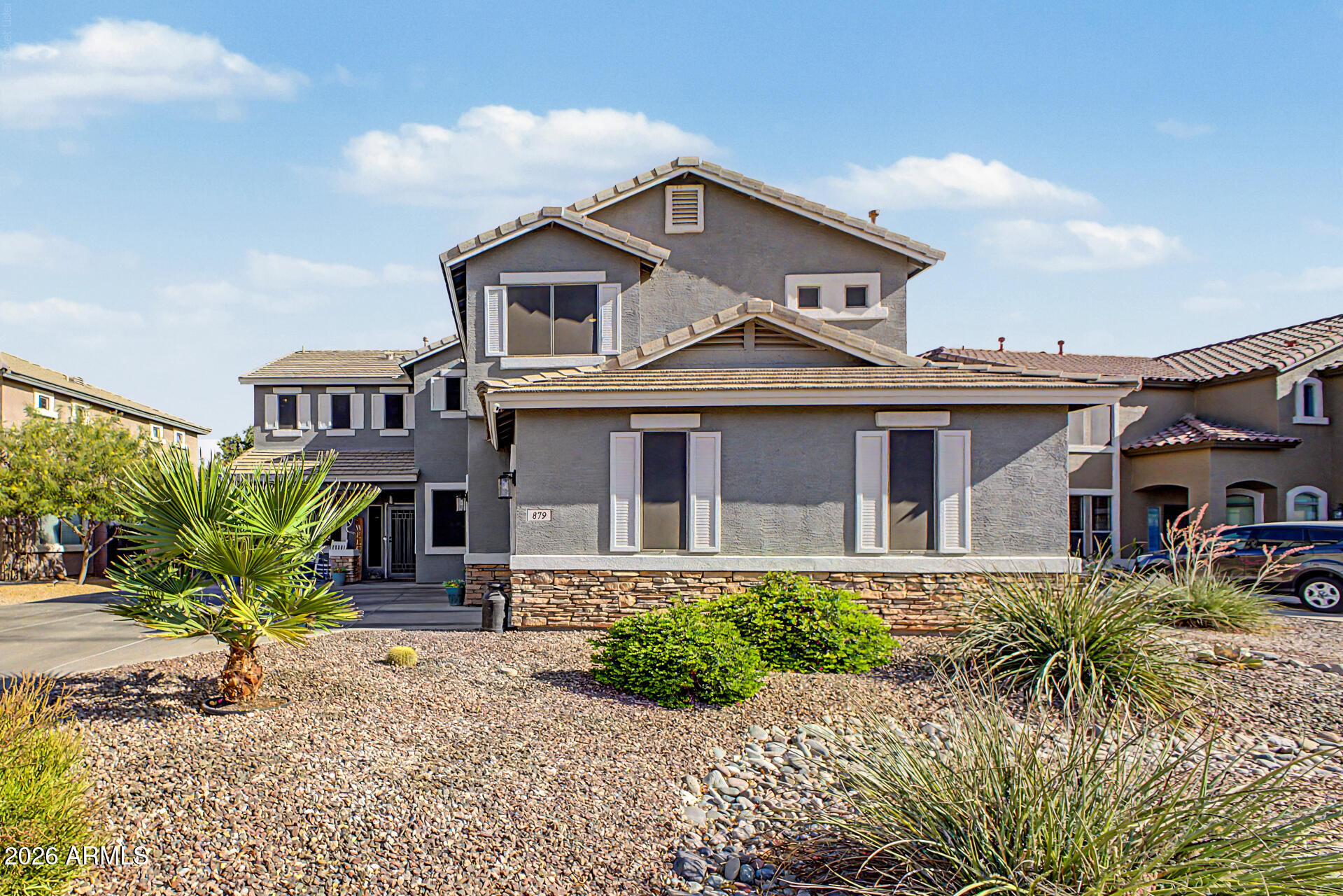Step inside and feel instantly at home in this beautifully cared for residence in Circle Cross Ranch. Soaring vaulted ceilings and sun filled living spaces create an open, welcoming atmosphere, while the cozy fireplace invites quiet evenings at home. The thoughtfully designed floor plan offers room for everyone, with a private downstairs bedroom and full bath, a dedicated home office, and spacious bedrooms upstairs surrounding a generous loft that's perfect for movie nights, a playroom, or a second living area. Outside, your own backyard oasis awaits. Spend warm Arizona afternoons floating in the sparkling saltwater pool, unwind in the spa beneath the stars, or gather with friends under the charming gazebo surrounded by lush landscaping. This home is ready to be enjoyed for years to come! 2020: New pool & spa, two new A/C units, and new furnace installed.

2021: New water heater.

2023: Exterior painted, interior freshly painted (continued through 2026), kitchen cabinets painted, water softener installed, closet doors added throughout the home, and new ceiling fans added to the downstairs bedroom and upstairs flex room.

2024: Reverse osmosis system installed, sunshades added to all windows, stair railing painted, 12" fiberglass attic insulation added to both the home and garage, and new ceiling fan installed in the office.

2025: Backyard fence walls painted, gazebo added, four interior accent walls added, maintenance-free exterior gate panels installed, two metal security doors added, primary bedroom ceiling fan installed, pool converted to saltwater with new chlorinator, pool acid washed/drained/refilled, new refrigerator, and new washer & dryer.

2026: New PVC irrigation system installed in the front yard.