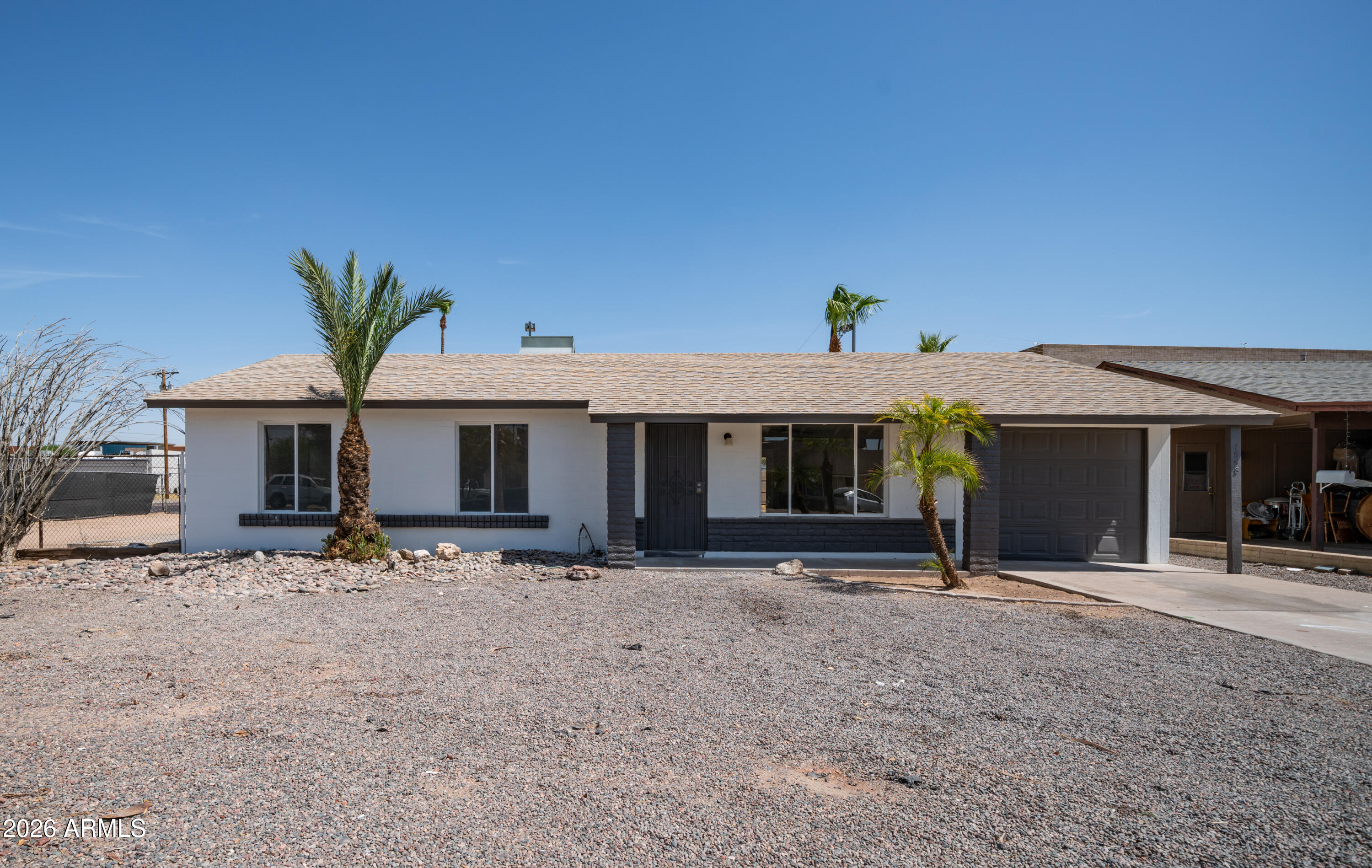 COMING SOON! Beautifully updated corner lot home in a prime Mesa location! This move-in ready 3-bedroom, 2-bath property features a newer roof (approximately 2 years old), updated flooring, remodeled kitchen, renovated bathrooms, updated interior doors, modern lighting, and fresh interior and exterior paint. The 1-car garage includes a mini-split system, offering flexibility for a workshop, gym, office, or bonus space. Situated on a large corner lot with RV gate access and ample parking. Conveniently located near shopping, dining, schools, parks, and freeway access. A well-maintained home with quality updates and plenty of versatility for today's lifestyle. MORE PICS AND DETAILS COMING SOON!