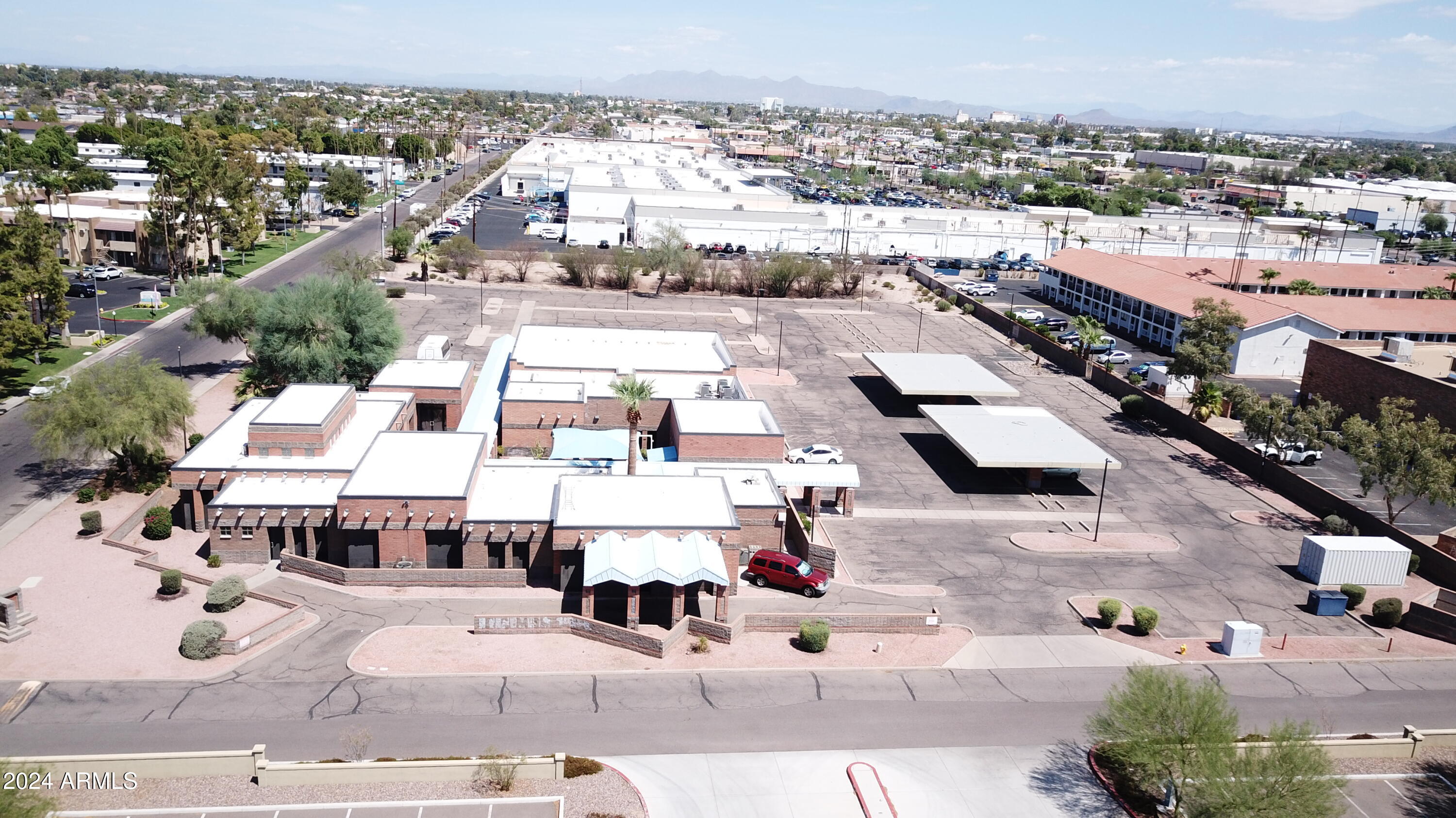 Approximately 13,050sf worship center sitting on 3.31 acres in prime Mesa location just off the US60 freeway.
Fantastic site for a another worship facility with excellent parking.
Potential may exist for a rezone to multi-family, Buyer shall process zoning case.
Many other uses allowed here such as office.  More details and interior photos coming soon.
