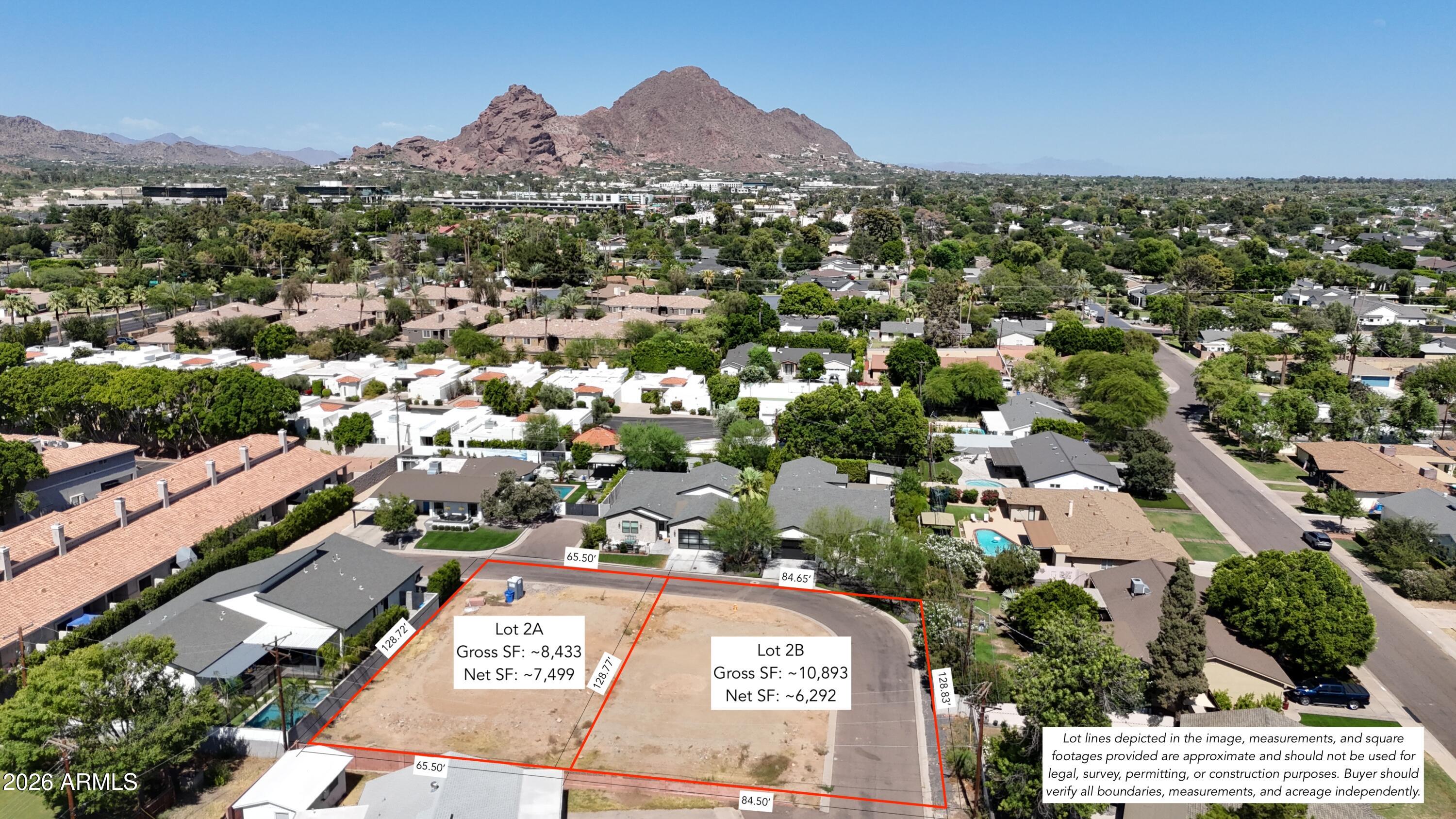 Rare opportunity to create a truly exceptional estate in the heart of Arcadia Lite. Offered are two adjacent vacant homesites at 4820 N 35th Street and 4816 N 35th Street, providing the unique ability to purchase and combine both parcels into one expansive property.

Located on a quiet dead-end street with minimal traffic, these lots offer a rare blend of privacy, neighborhood charm, and convenience. Surrounded by established homes and some of the area's most exciting new construction, this is an ideal setting to build your dream home. Enjoy close proximity to Arcadia Lite's popular restaurants, shopping, parks, and top-rated schools while maintaining the tranquility of a tucked-away residential street. Whether purchased individually or combined for a larger footprint, these homesites represent outstanding value in one of Phoenix's most desirable neighborhoods.