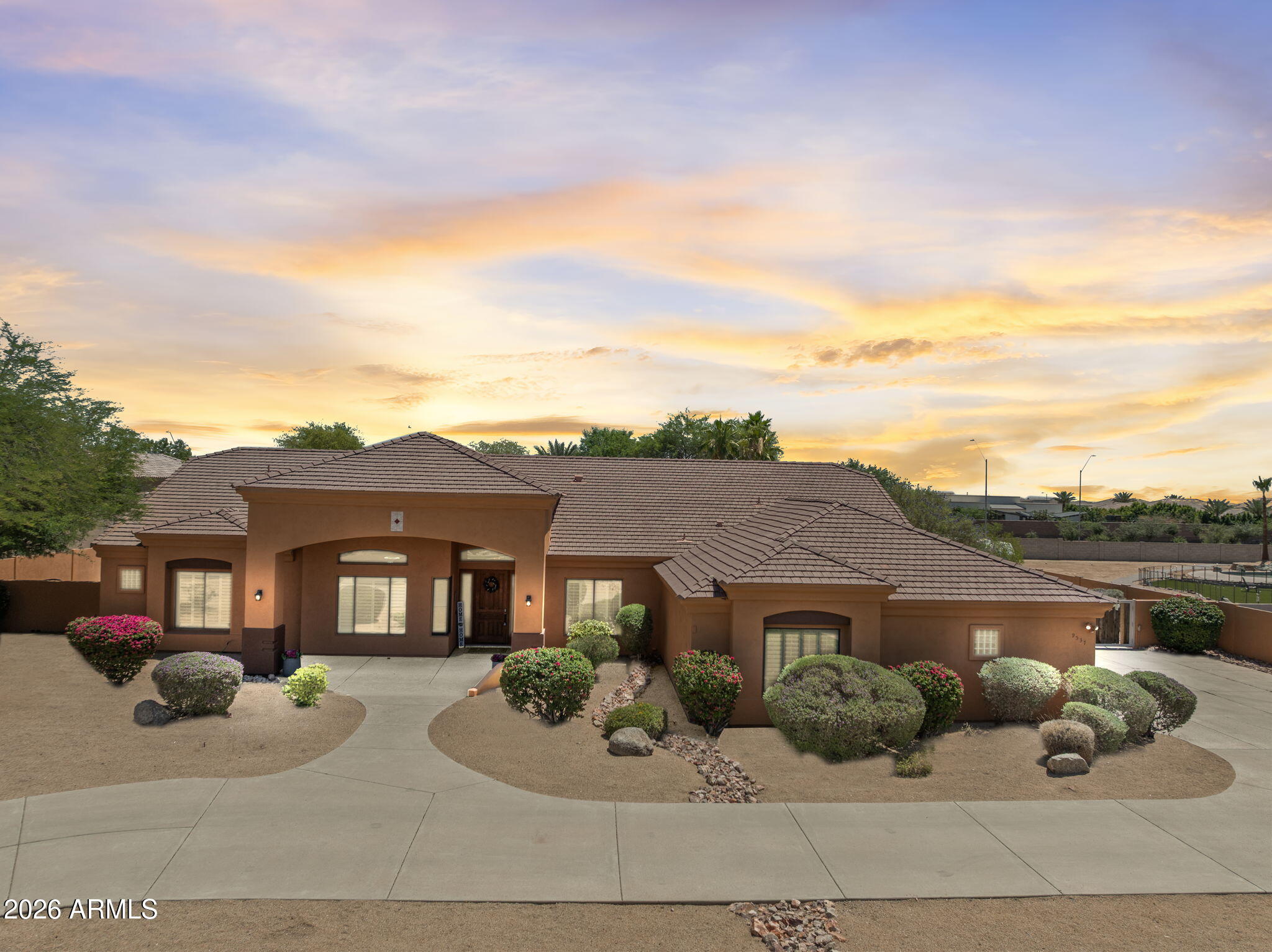 Not just a home, a lifestyle upgrade!
Welcome to Pleasant View Estates--one of Peoria's most desirable pockets offering the perfect blend of a quiet, upscale feel, larger lots, privacy, and stunning desert beauty with mountain views. This is where everyday living feels elevated and every detail invites you to slow down and enjoy.
Step inside to fresh interior paint and timeless touches like plantation shutters that create a light, bright, and cohesive feel throughout. A few key features of this beauty is a  private casita and an incredible 1,300 sq ft dream space with endless possibilities. Whether it's a guest retreat, multigenerational setup, home office, gym, or creative studio, this space gives you the flexibility to live exactly how you want. The backyard designed for both relaxation and entertaining, this resort-style outdoor space features a sparkling pool, expansive patio areas, and a stunning covered ramada with fireplace--perfect for hosting, unwinding, or simply enjoying Arizona year-round. This is the kind of backyard where memories are made, from quiet mornings to lively evenings under the stars.
With an RV gate & parking, you have the space and freedom to bring your toys, trailers, or weekend adventures home with ease.
Ideally located just minutes from Lake Pleasant Regional Park, you'll enjoy boating, hiking, and sunsets that truly hit the heart. With easy access to Loop 101 & 303, plus nearby shopping, dining, golf, and trails, everything you need is right at your fingertips--while still feeling tucked away in your own private retreat.
Start your mornings with coffee and peaceful views. End your evenings with golden Arizona sunsets in your own backyard. Here, you have the space to breathe, entertain, and fully enjoy your home without the crowded, cookie-cutter feel.
This is where lifestyle and location come together. Come experience Pleasant View Estates for yourself.