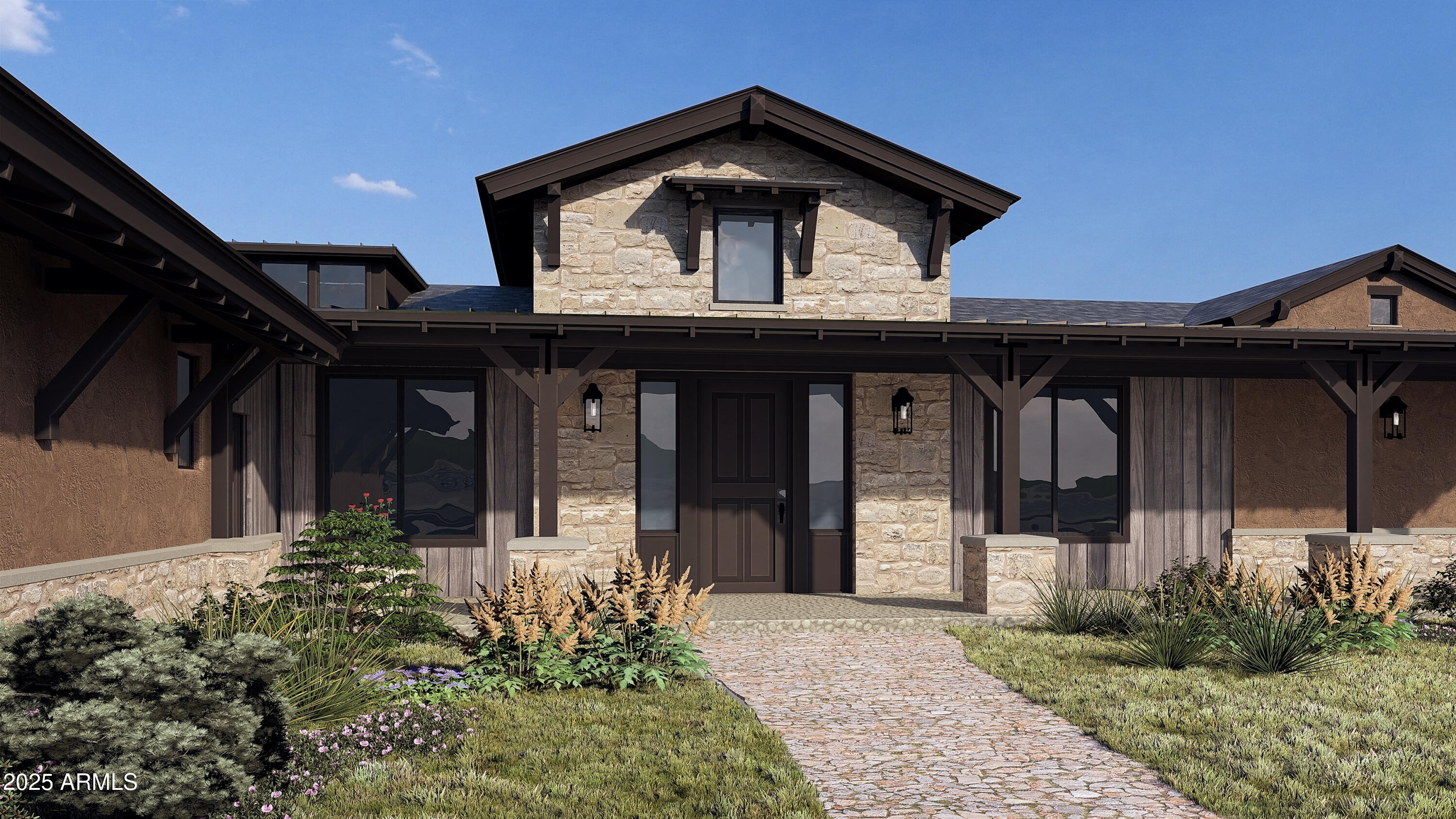 Various lots and floor plan options available! Discover the rare opportunity to build a brand-new custom home on a stunning 2.5-acre lot with unobstructed views of the San Francisco Peaks, just minutes from vibrant downtown Flagstaff. Nestled in an exclusive gated community, this modern yet warmly designed residence offers the perfect blend of luxury, comfort, and the serenity of northern Arizona living.

This thoughtfully designed 2,610 SF floor plan features 3 bedrooms, 3.5 bathrooms, a dedicated office, and the option to add a separate casita, perfect for guests, multigenerational living, or a private studio retreat. RV garage can also be added. Whether for year-round living or the ultimate second-home escape, this residence is crafted for flexibility and luxury. Ask about turning your casita into a wellness center!

The open-concept layout showcases vaulted ceilings, a striking large fireplace, and expansive windows that frame the iconic mountain views. The chef's kitchen boasts custom cabinetry, quartz countertops, and premium finishes, all of which can be fully personalized to suit your style.

Set within one of Flagstaff's last remaining buildable communities, this homesite offers peace, privacy, and convenience just minutes from downtown, yet quiet and secluded as can be. With room for a casita and endless customization opportunities, this is a rare chance to create a truly bespoke mountain modern home in a premier Flagstaff location. 

Price varies depending on lot and upgrades/additions chosen. All presales are fully customizable. Ask about our Yosemite Ranch, Modern, and Yellowstone floorplans and pick your favorite lot to build it on! Floorplans attached.
