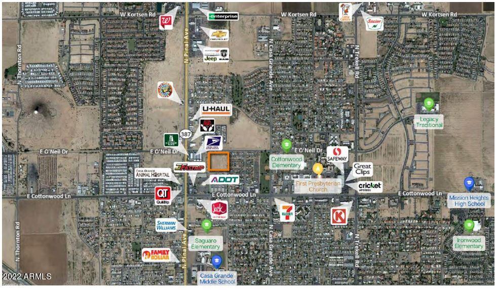9.03 acres Includes 2 parcels. 504-47-005 & 007
Zoned R-3 multi-family for Apartments up to 20du/ac
Good location near new residential developments, commercial and downtown.  Located east of the Post Office and west of O'Neil Park.
