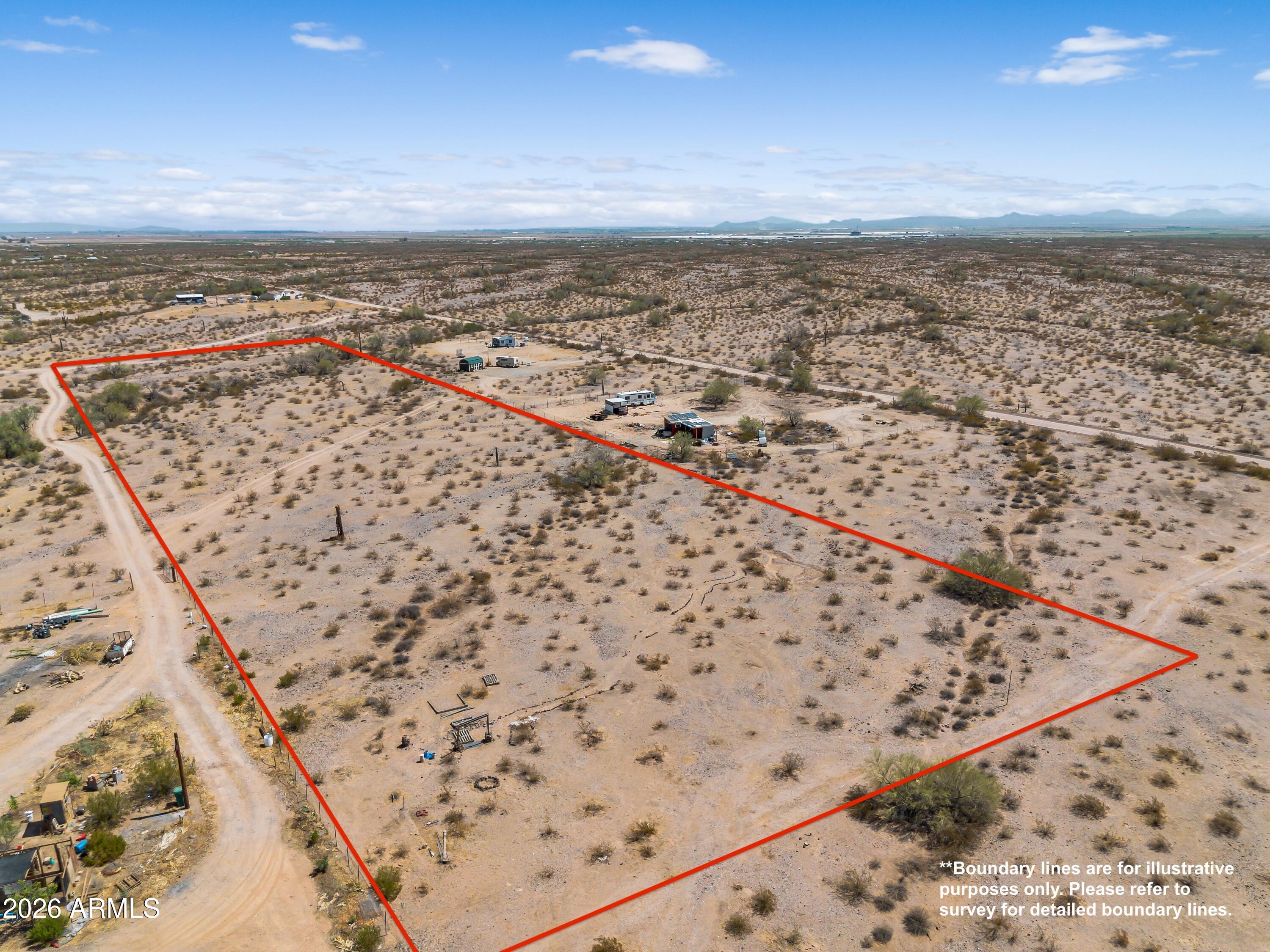 Discover the possibilities with this beautiful 4.97-acre vacant parcel ideally located near Highway 84 and Highway 347! Enjoy breathtaking mountain views and the peaceful Arizona desert while still having convenient access to nearby amenities. Whether you're looking to build your dream home, create a private ranch, or explore the potential to subdivide into smaller lots, this property offers exceptional flexibility. The survey has already been completed, and the property corners are staked, making it even easier to start planning your project. Current zoning allows for manufactured homes, making it an excellent opportunity for homeowners, investors, or developers alike. Conveniently located just minutes from shopping and dining in Stanfield and Casa Grande, with easy access via Highway 347 to Maricopa's popular attractions, including Harrah's Ak-Chin Casino, the Ak-Chin Multi-Entertainment Center, Copper Sky Regional Park, and an expanding selection of shopping, restaurants, and entertainment. Bring your vision and make this versatile acreage your own!