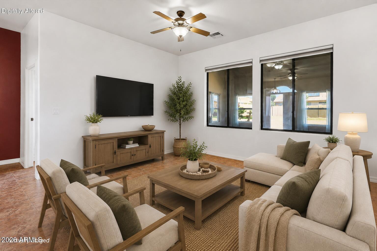 RARE double-lot property with RV access, RV hookups, and a 24' rolling gate. This spacious split floor plan offers formal living and dining rooms, a breakfast nook, oversized kitchen island with quartz countertops and copper inlay, walk-in pantry, and generously sized bedrooms. The primary suite features a custom walk-in shower, dual vanities, and large walk-in closet. Secondary bedrooms share a Jack-and-Jill bath, plus a convenient half bath for guests. Enjoy an entertainers backyard with extensive concrete improvements, chiminea/fire pit area, chicken coop, covered patio, low maintenance landscaping on automatic timers. Oversized garage, insulated shed with power and outlets, additional storage shed, and numerous upgrades throughout. 

Please include APN 408-18-630 on offers.